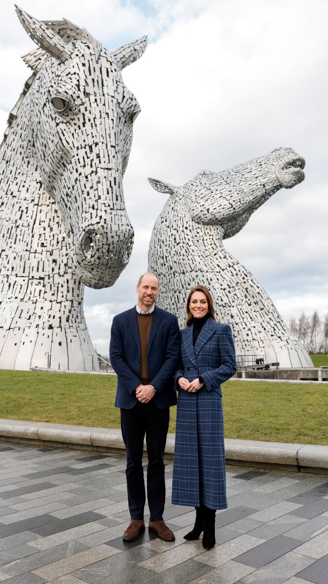 Кейт Міддлтон у пальто в клітинку: поєднання класики та шотландської традиції