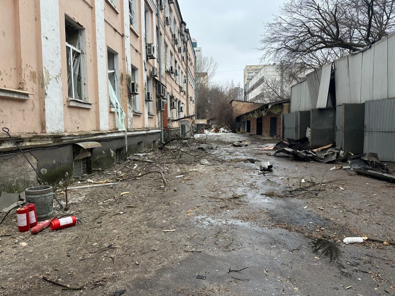 Russian attack damages Ukraine's education ministry building in Kyiv