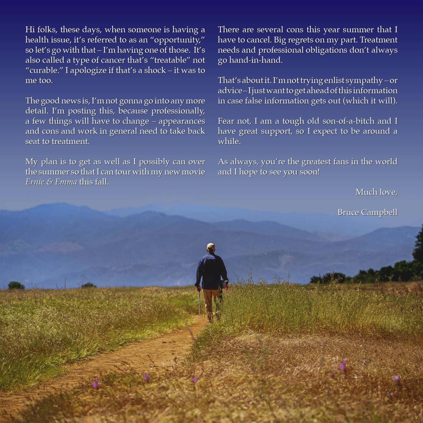 У відомого голлівудського актора виявили невиліковну форму раку: "Для мене це шок"