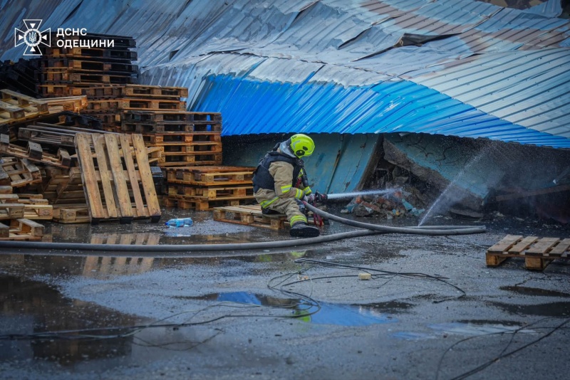 Russia strikes hygiene products factory in Odesa region with missile, injuring several people