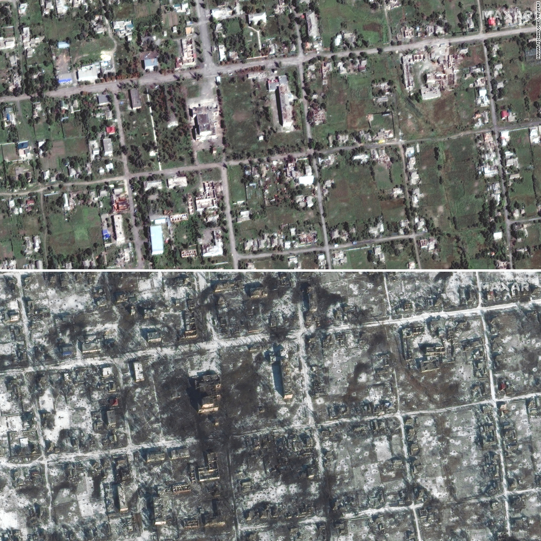 Суцільна руїна. З'явилися супутникові знімки двох сіл поблизу Вугледара
