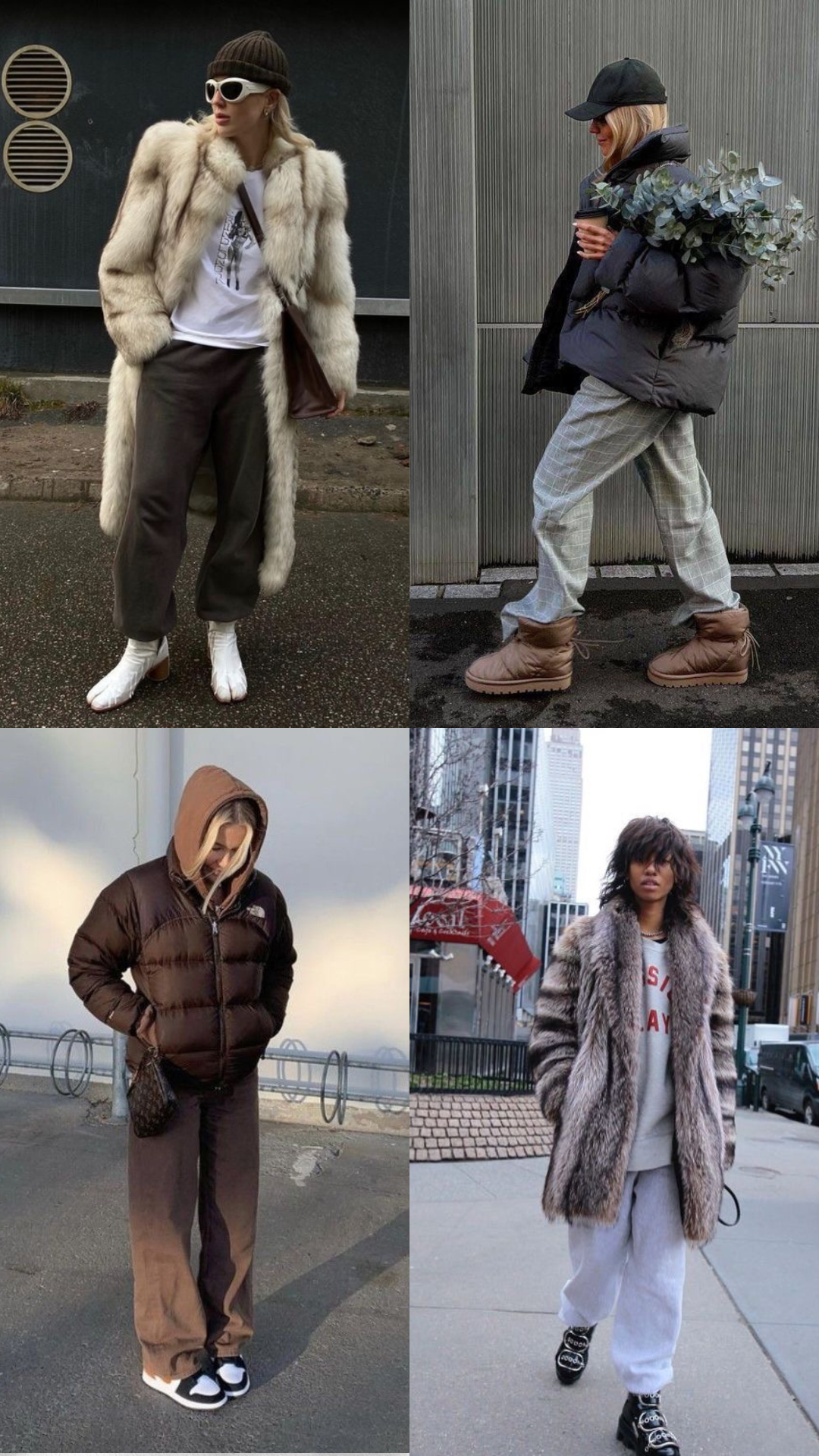 Стиліст показала, з якими речами не модно поєднувати шуби і пуховики та які вони, сучасні тренди (фото)