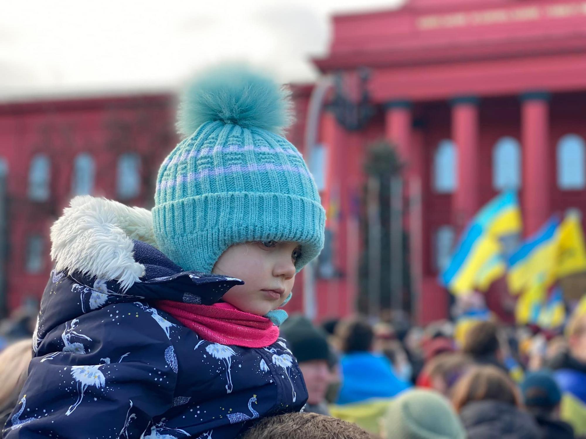 Украинцы на Марше единства в Киеве показали России, где на самом деле проходят &quot;красные линии&quot; (видео, фото)