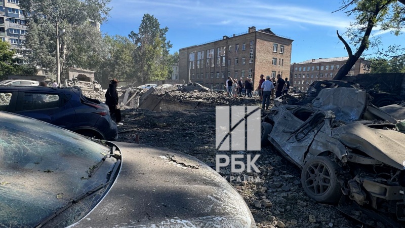 Damaged homes, a hospital and kindergarten: RBC-Ukraine report from Kyiv after the attack