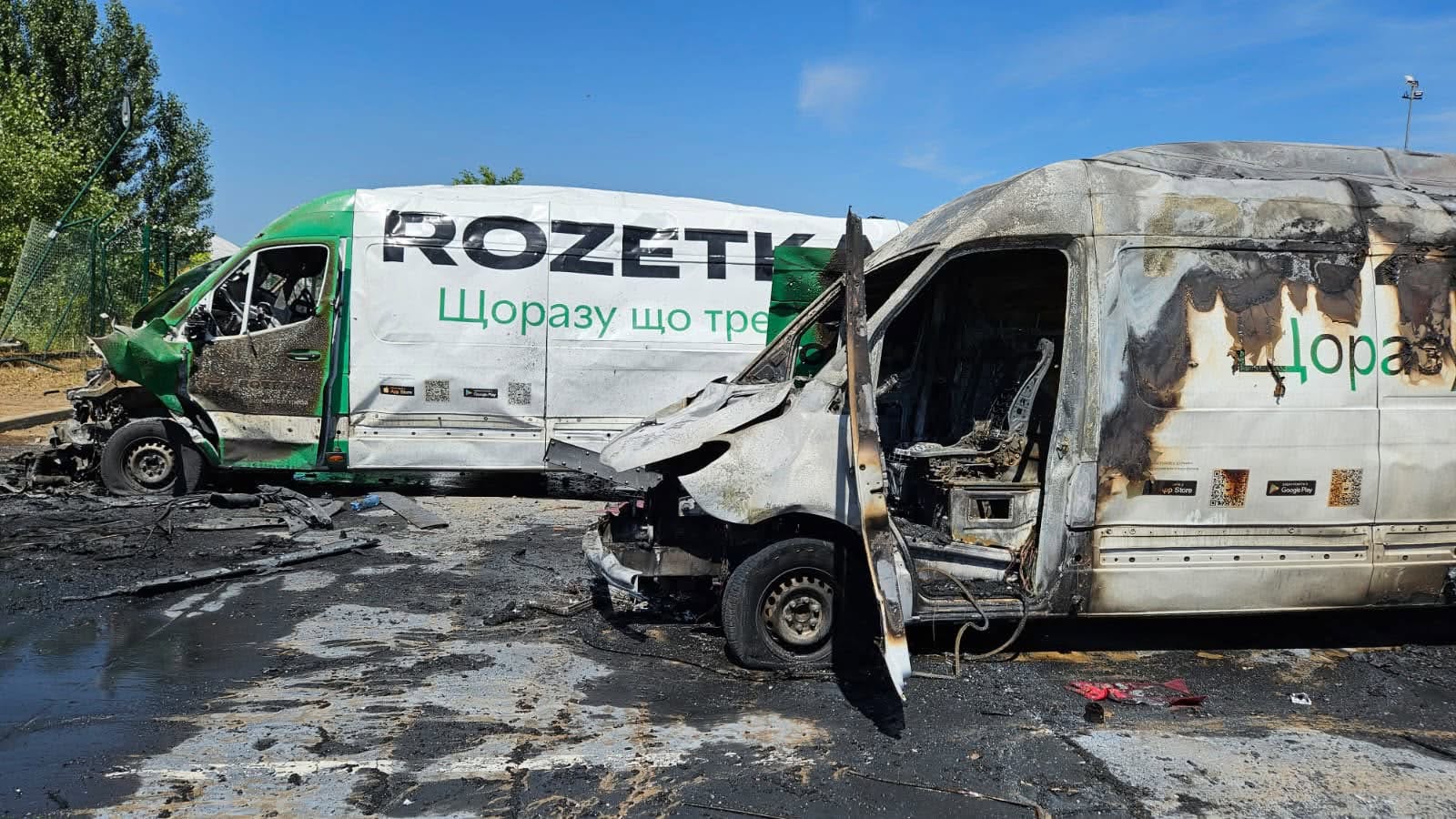 Российские дроны атаковали склад ROZETKA в Броварах, есть погибший и пострадавшие