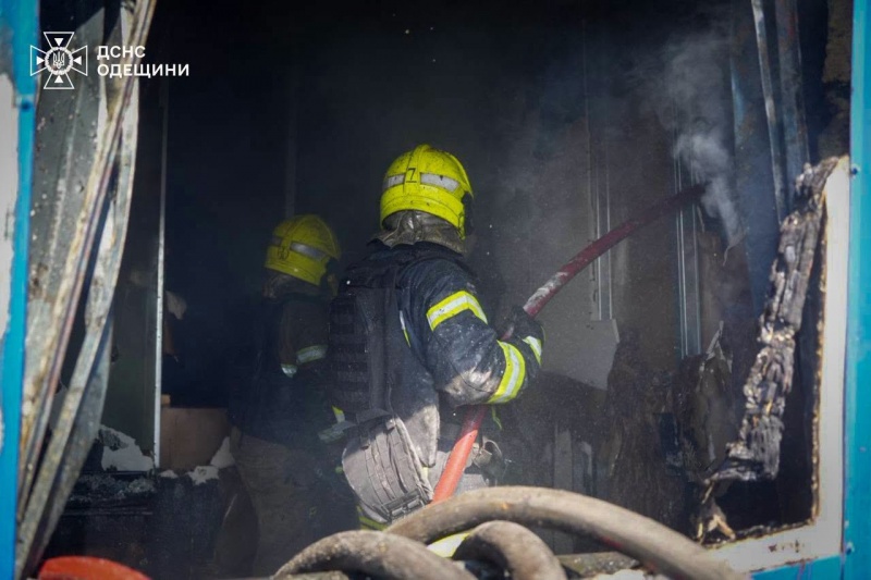 Russian attack hits two Odesa hypermarkets, warehouses and energy facilities