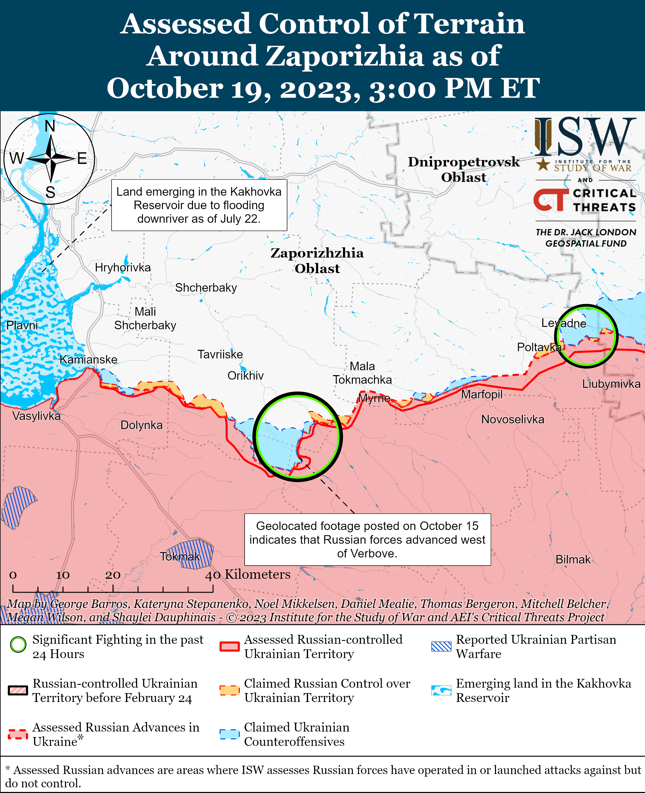 ВСУ проводят более масштабные операции на левом берегу Херсонской области: карты ISW