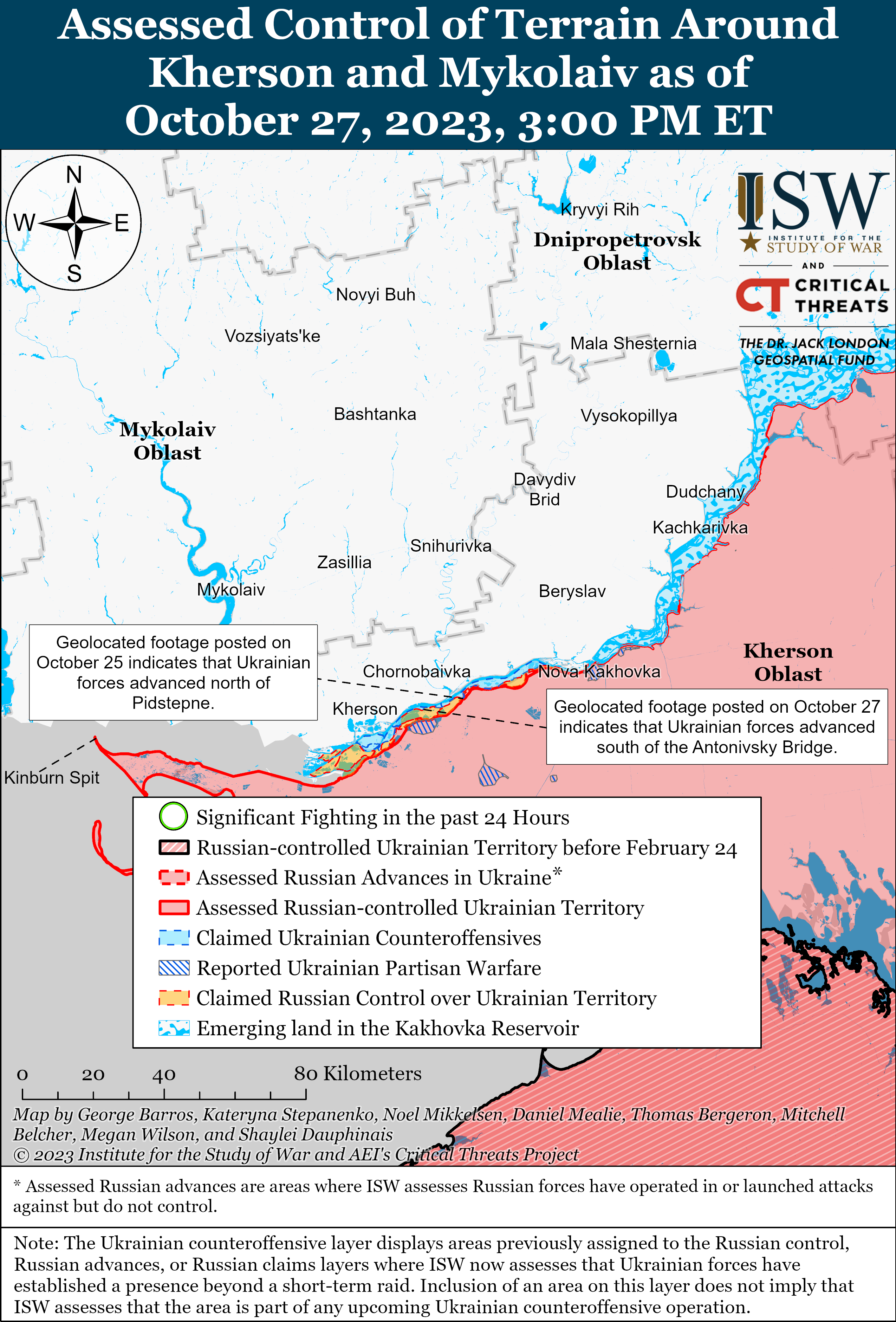 ВСУ имеют ограниченный успех в Запорожской области: карты ISW