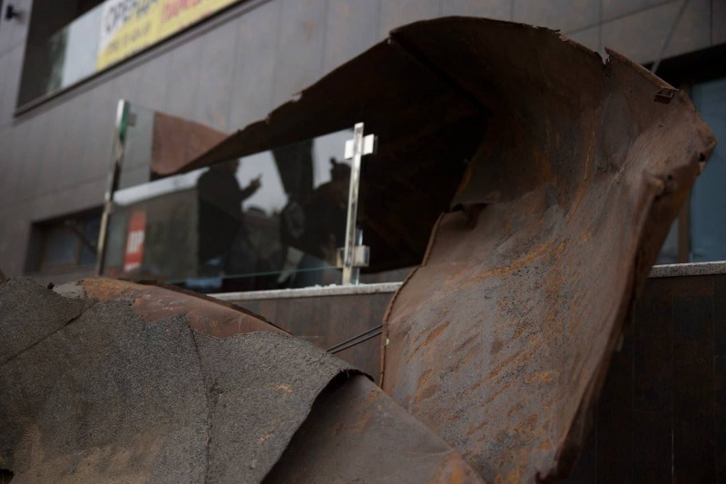 Russian massive drone strike on Dnipro: Medical center and dental clinic hit, one dead