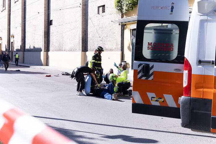 Driver crashes into crowd in Italy, then attacks bystanders with knife