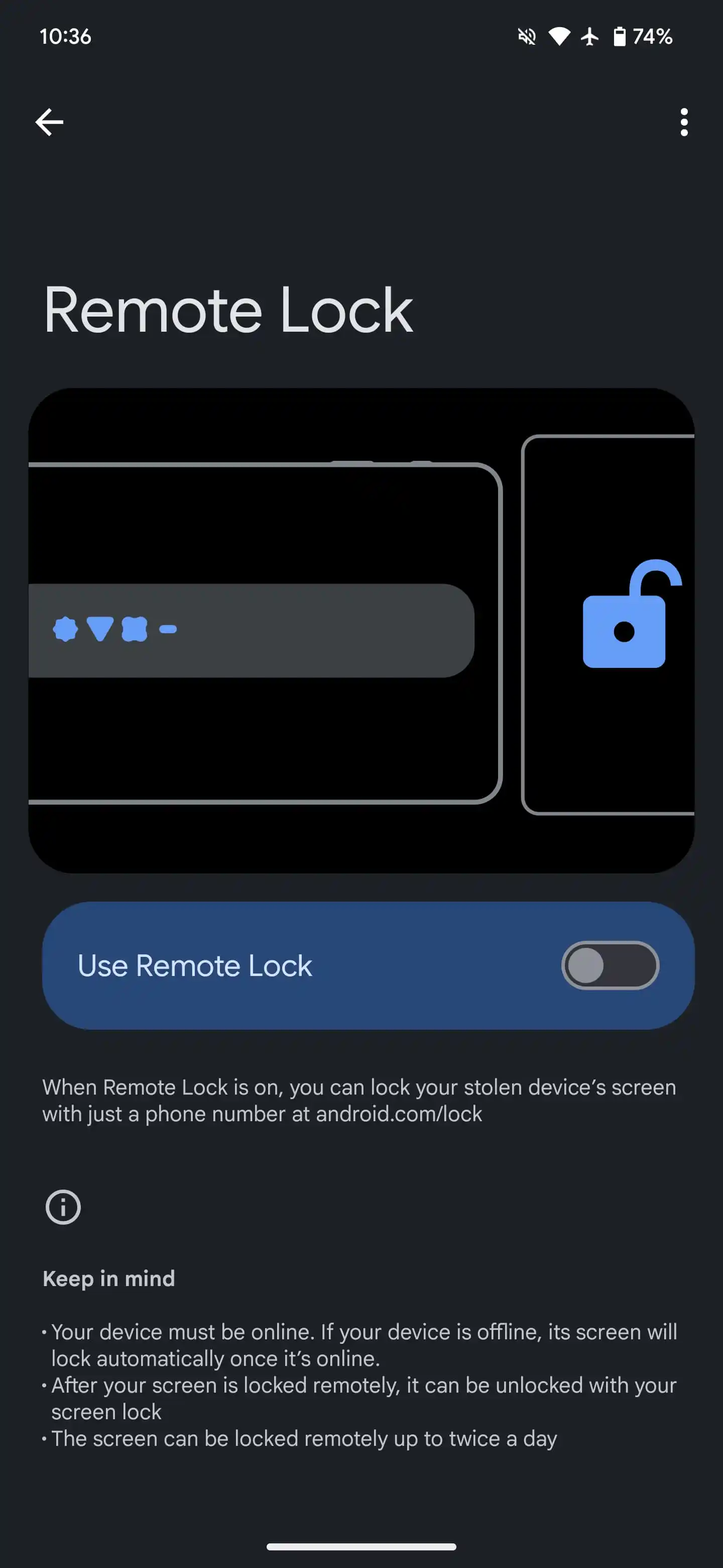 На Android добавили функцию, которая сможет защитить смартфон от кражи