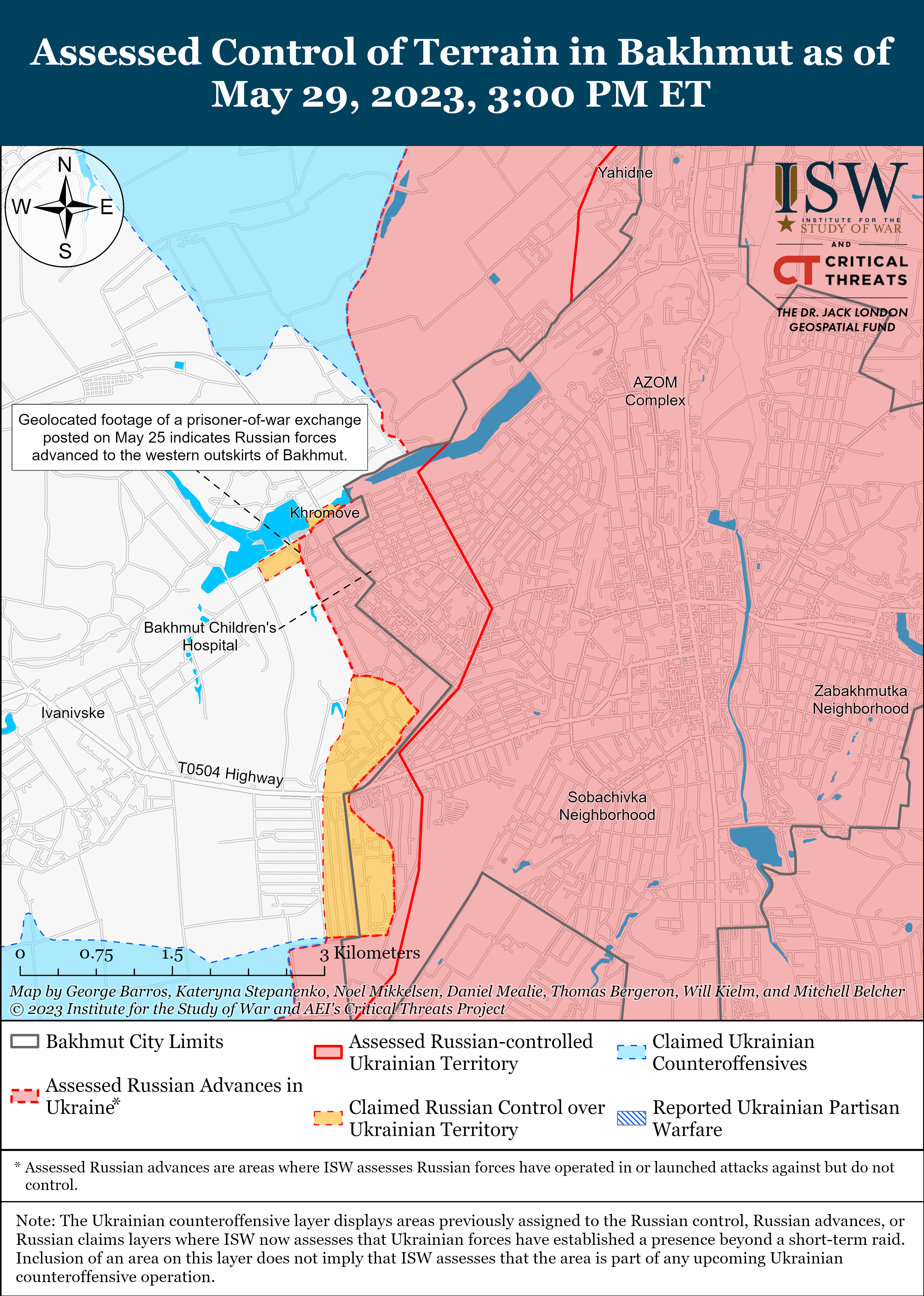 Украинские военные отбили 12 российских штурмов возле Марьинки: карты боев ISW​