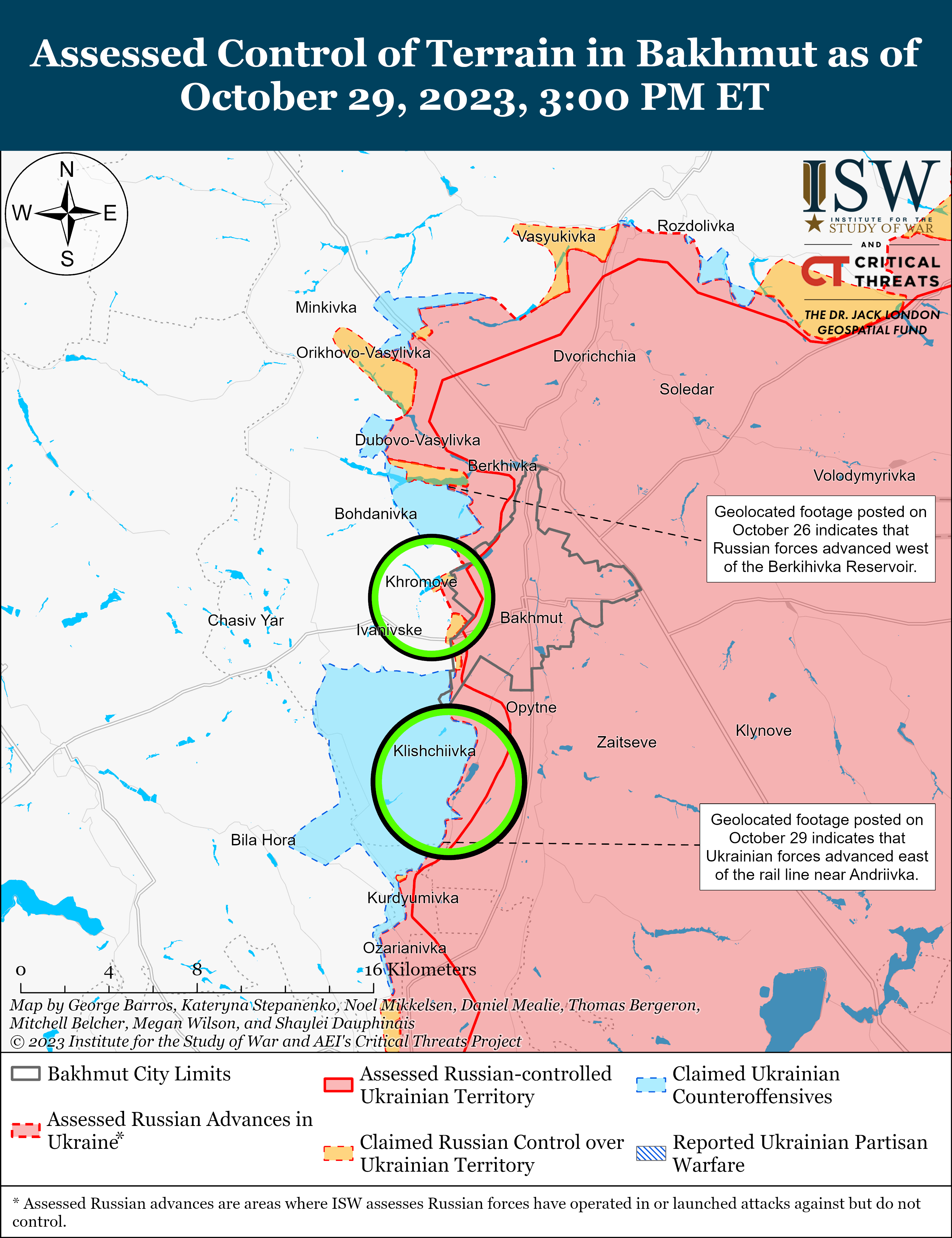 РФ сосредоточила в районе Авдеевки 40 тысяч военных, ВСУ контратакуют: карты боев ISW