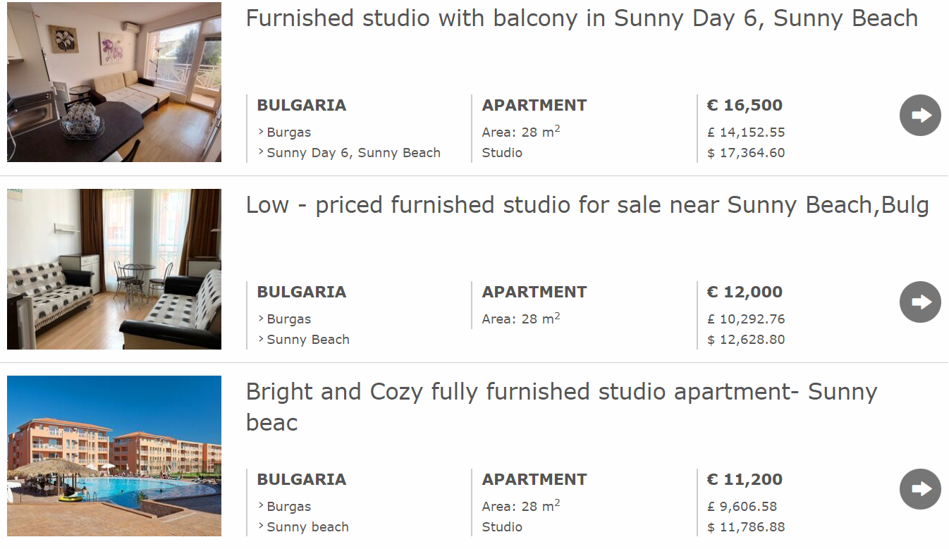 Від 12 тисяч євро. Скільки коштують квартири біля моря в Болгарії