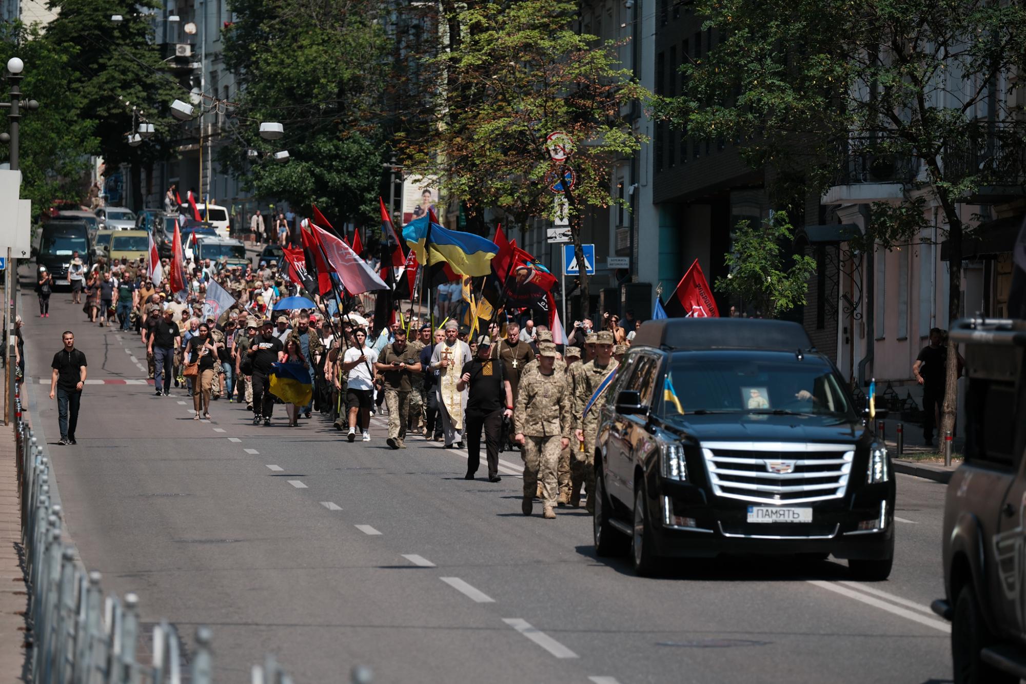 В Киеве прощаются с командиром батальона ОУН Николаем &quot;Буревием&quot; Кохановским (фото)
