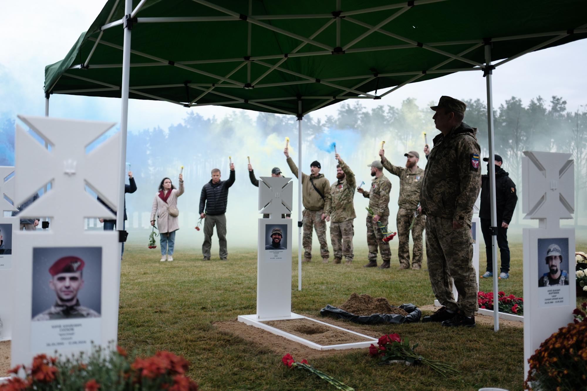 &quot;Наш образец и легенда&quot;. Под Киевом состоялось прощание с военным ГУР &quot;Рекрутом&quot;: фото