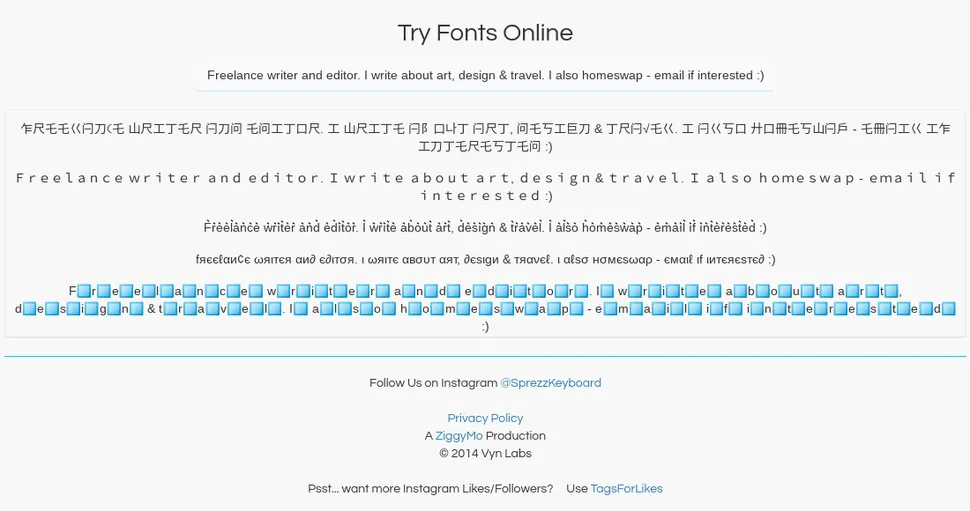 5 сервісів, які перетворять ваш шрифт в Instagram на витвір мистецтва