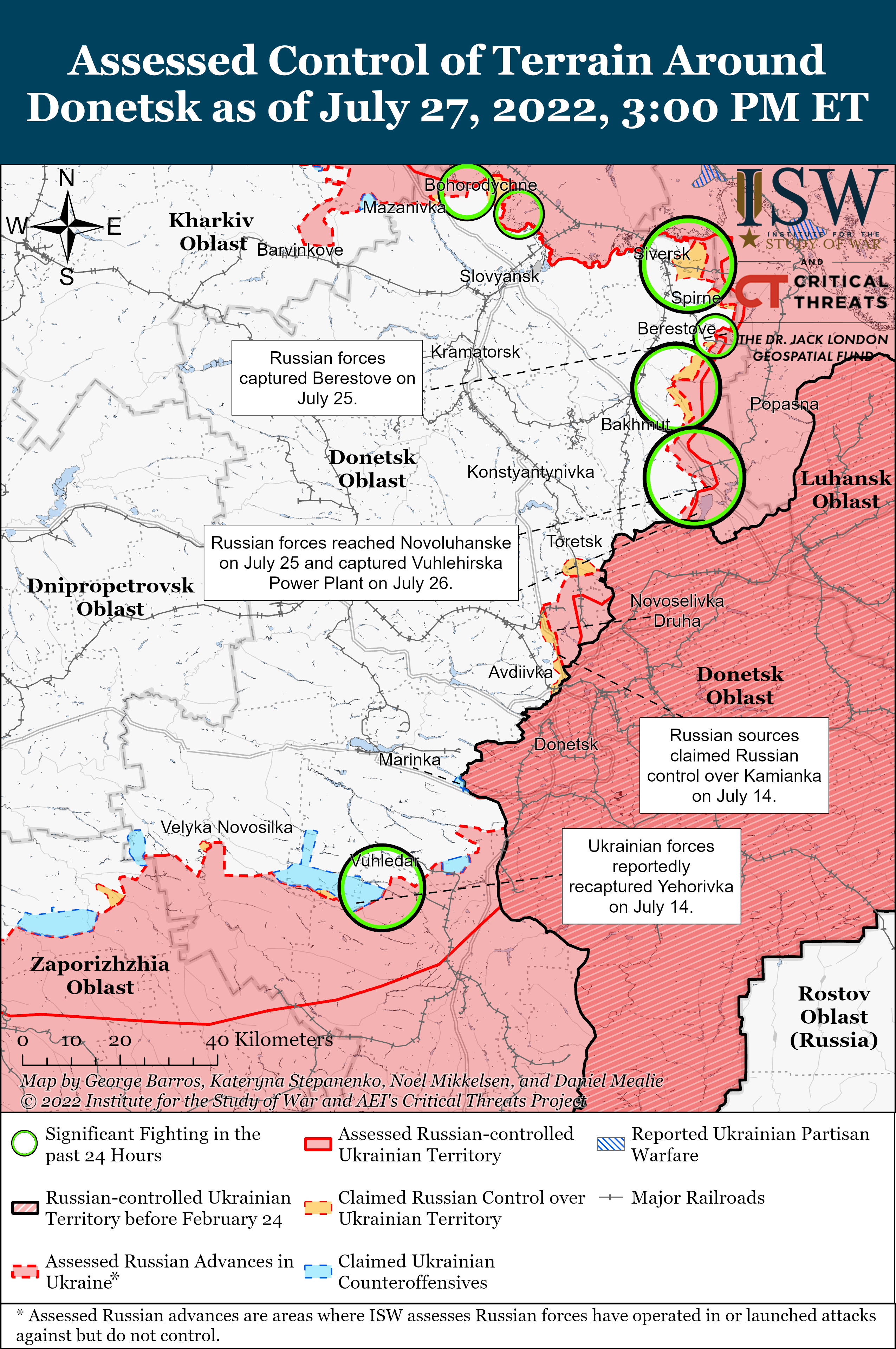 Войска РФ могут провести только две наступательные операции в Украине, - ISW
