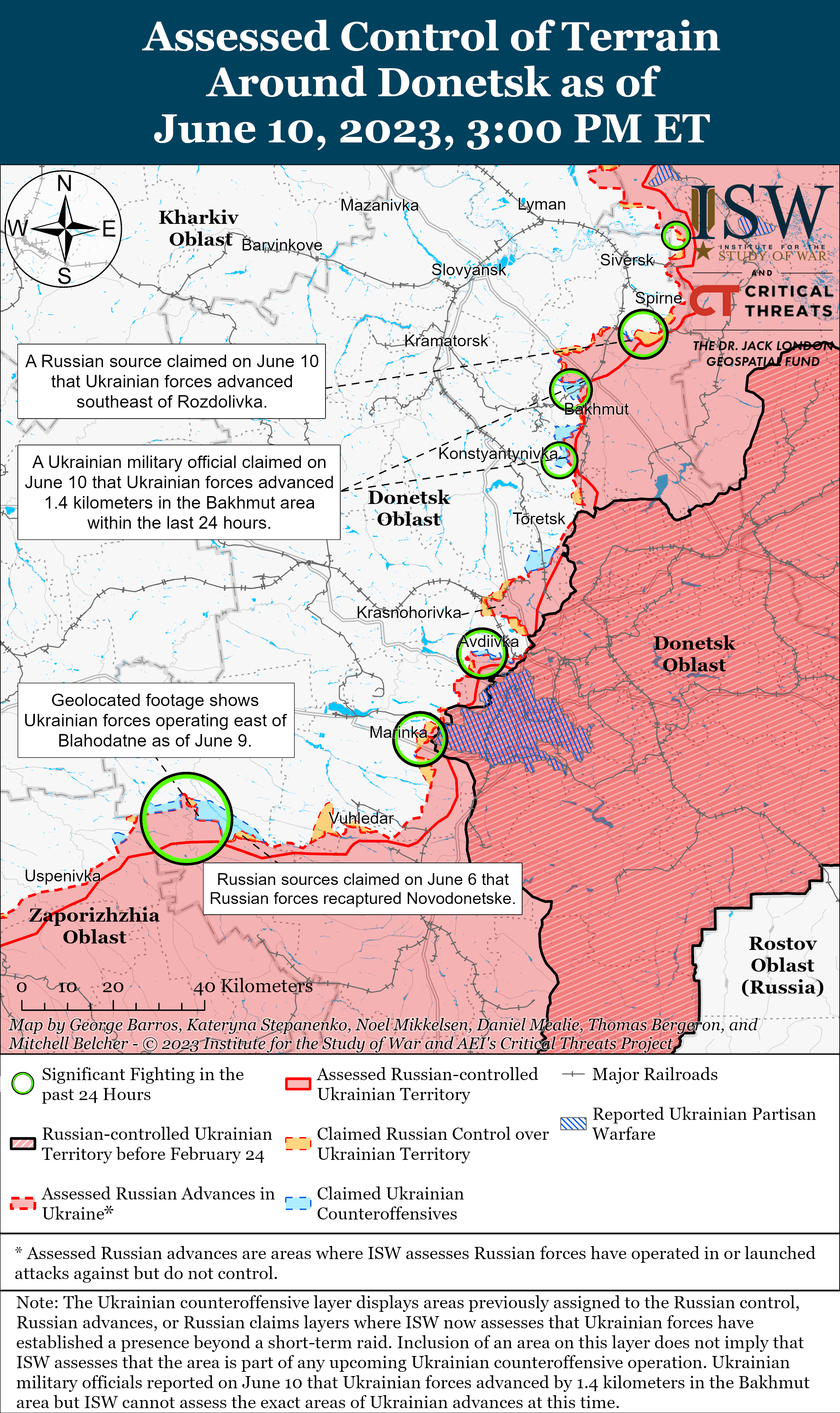 Українські військові успішно контратакують і просуваються на півдні: карти боїв ISW