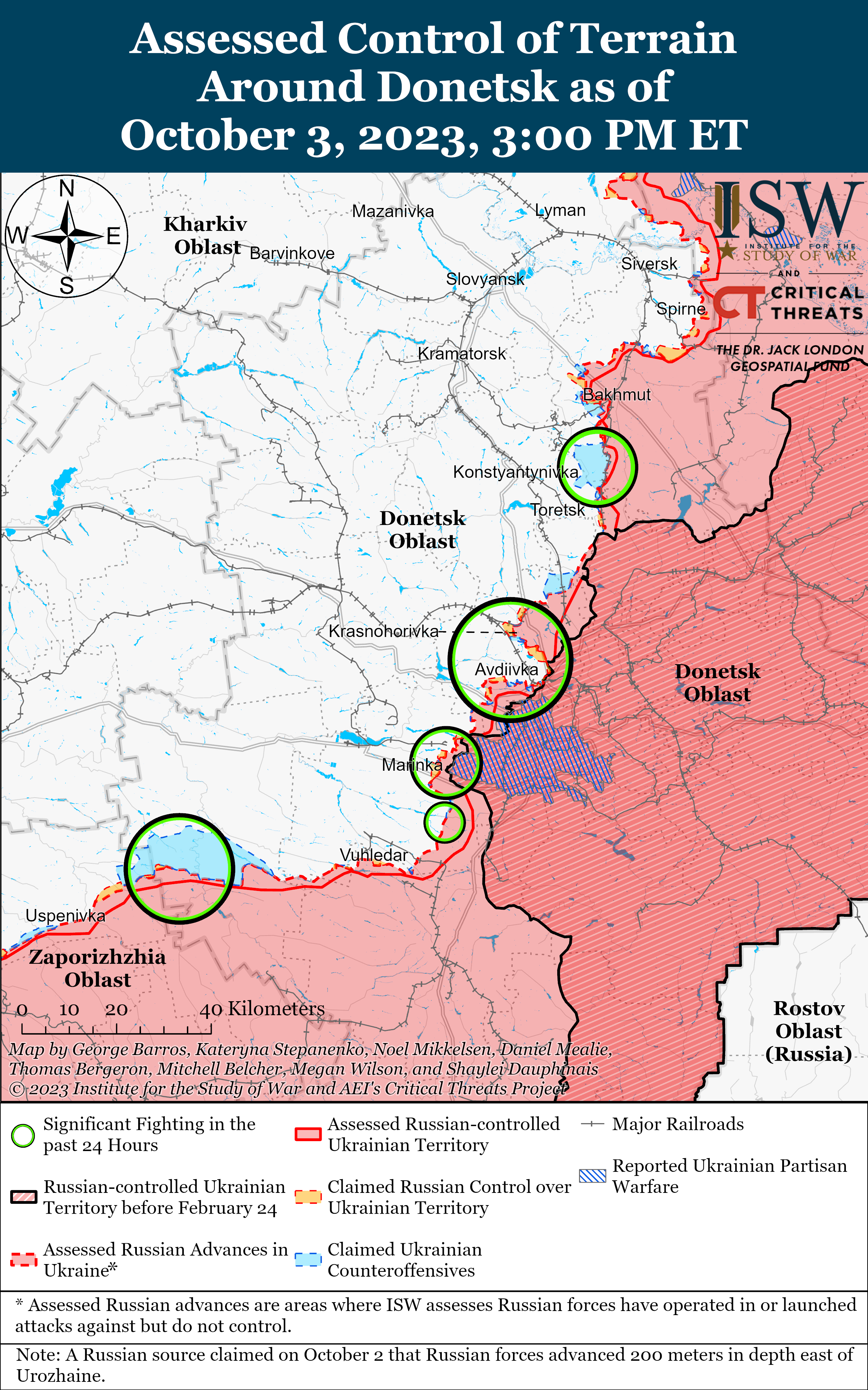 ЗСУ просуваються поблизу Бахмута і відбили атаку росіян біля Вербового: карти боїв ISW
