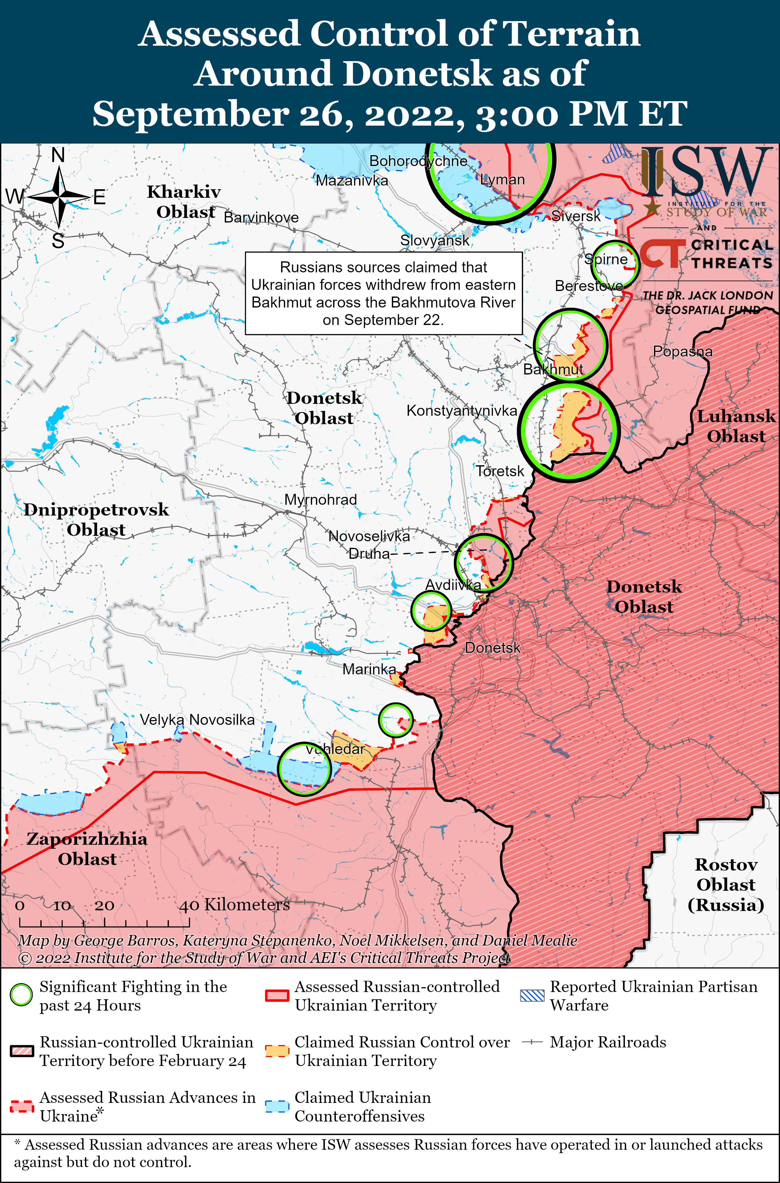 ЗСУ мають успіхи в районі Лиману та на півдні, а росіяни мінують шляхи: карти боїв на ранок