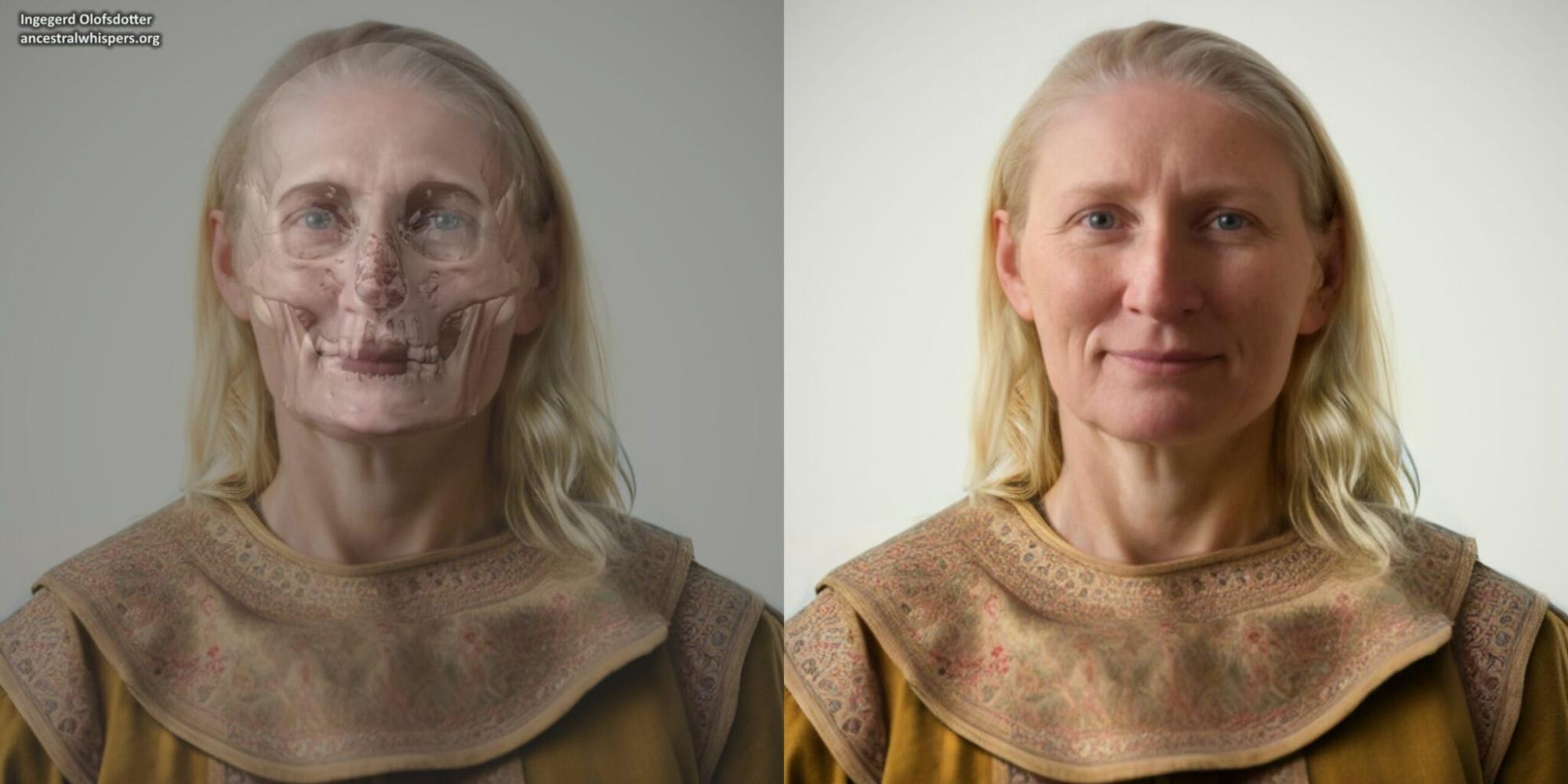Вчені реконструювали лице другої дружини Ярослава Мудрого (фото)