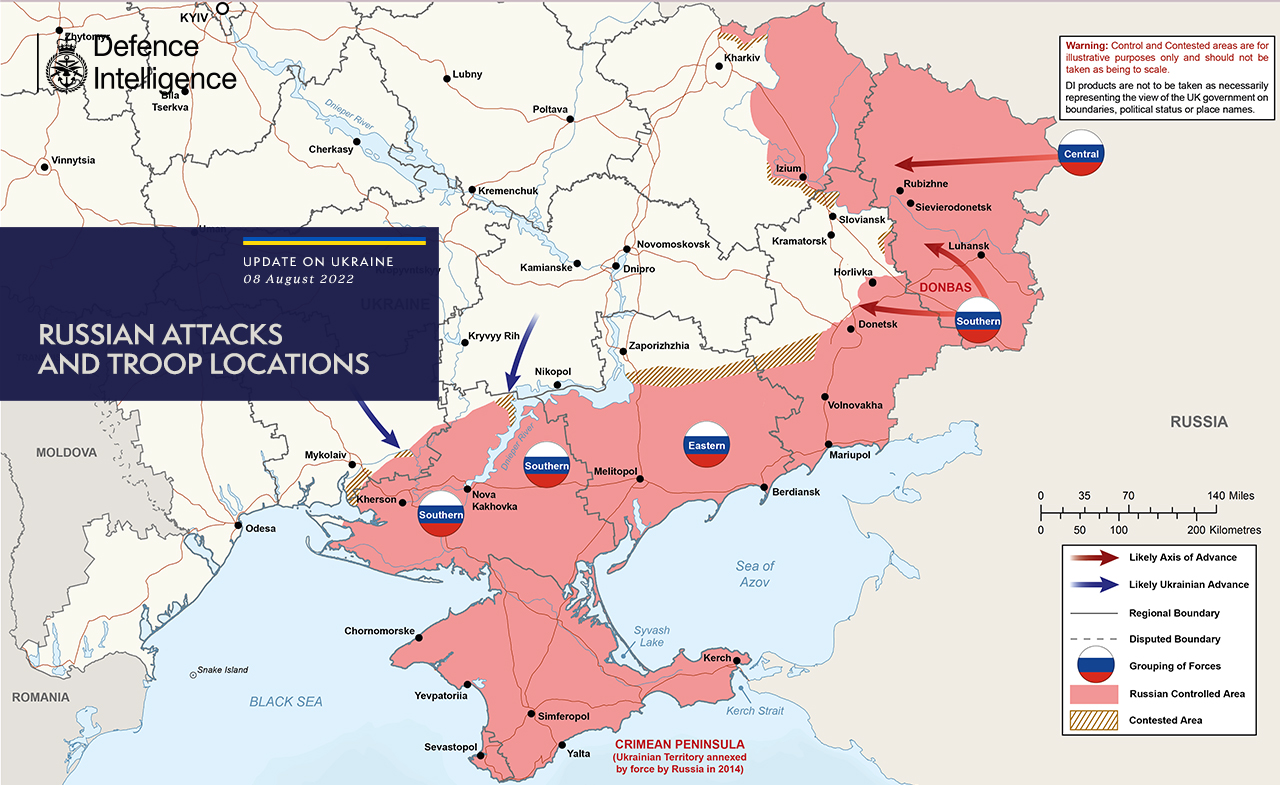 Актуальная карта войны от британской разведки: что изменилось на фронте
