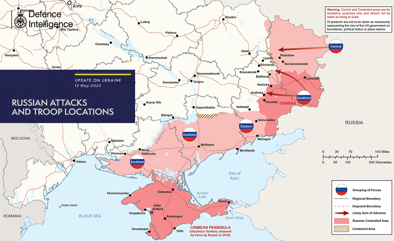 Британська розвідка оновила карту боїв в Україні: що відбувається на передовій