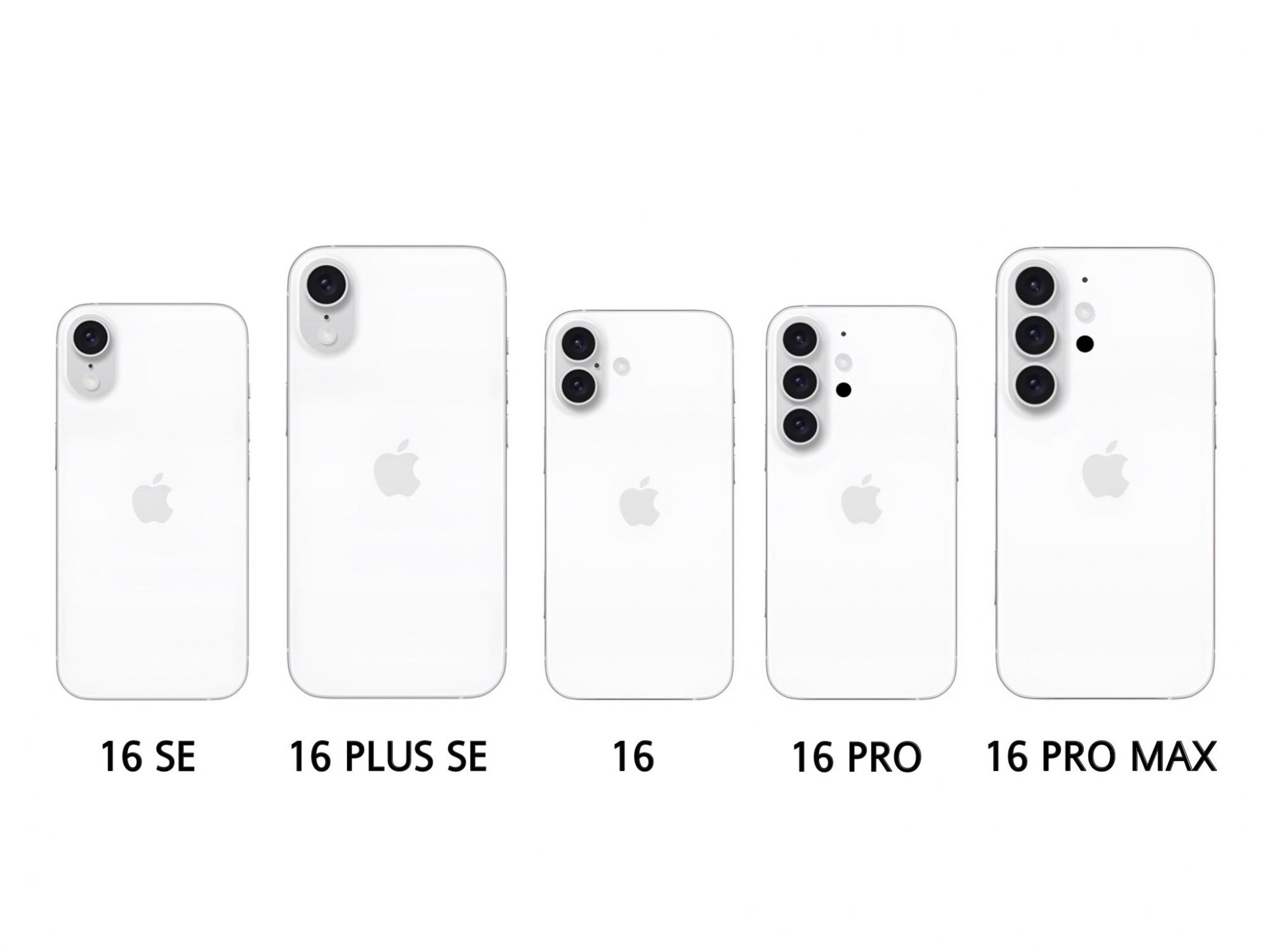 Apple може випустити одразу п'ять версій iPhone 16 (фото)