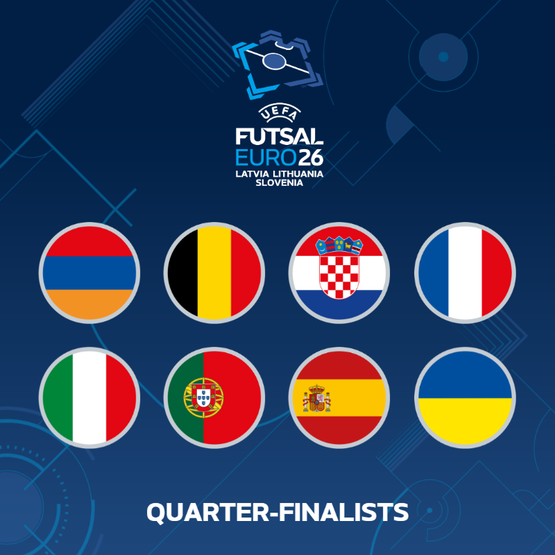 Евро-2026 по футзалу: Украина в плей-офф сыграет с соперником по "бронзовому" финалу ЧМ