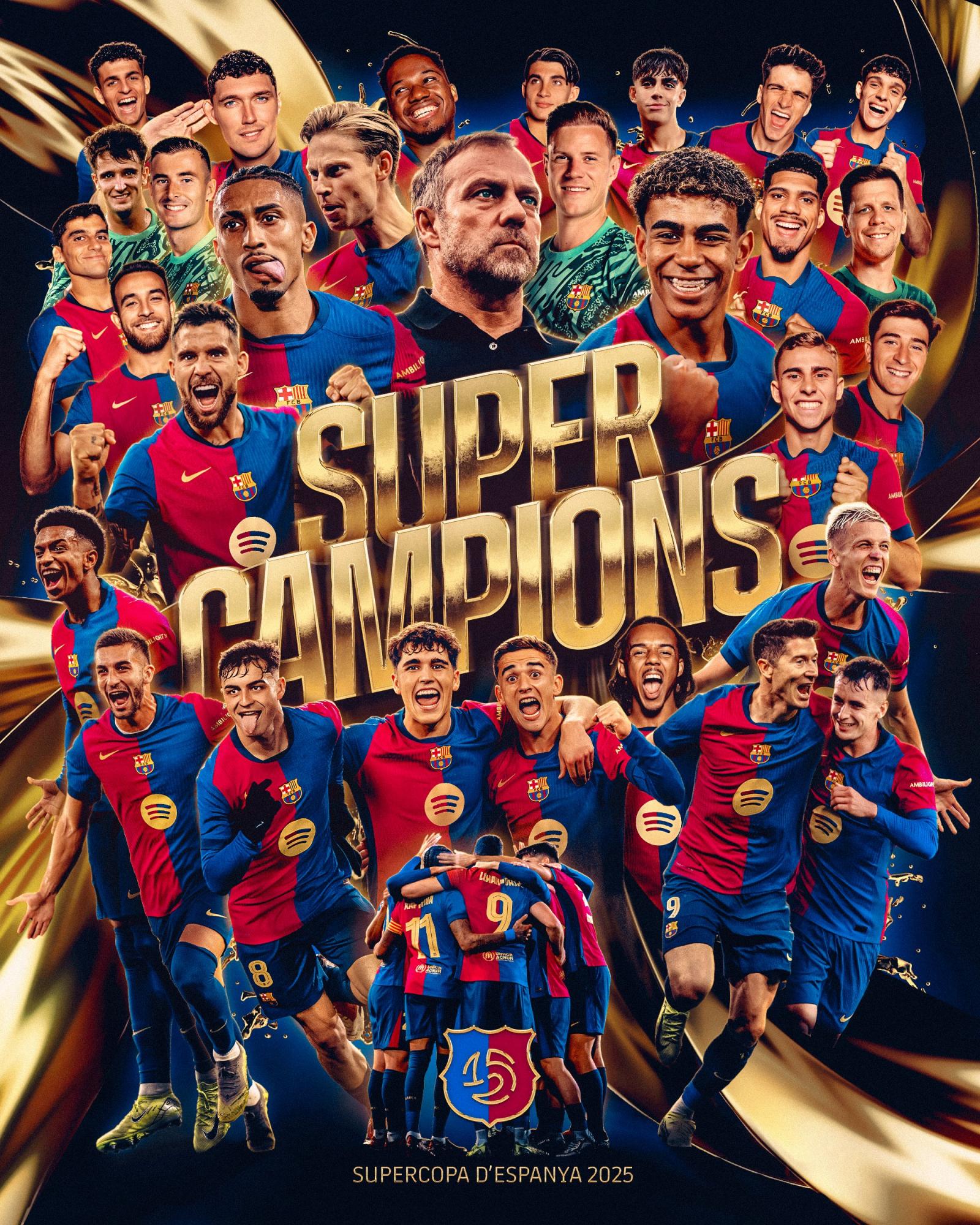 &quot;Барселона&quot; вдесятером разгромила &quot;Реал&quot; и выиграла Суперкубок