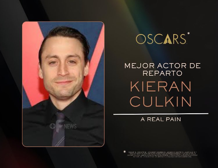Киран Калкин получил &quot;Оскар&quot; за лучшую роль второго плана