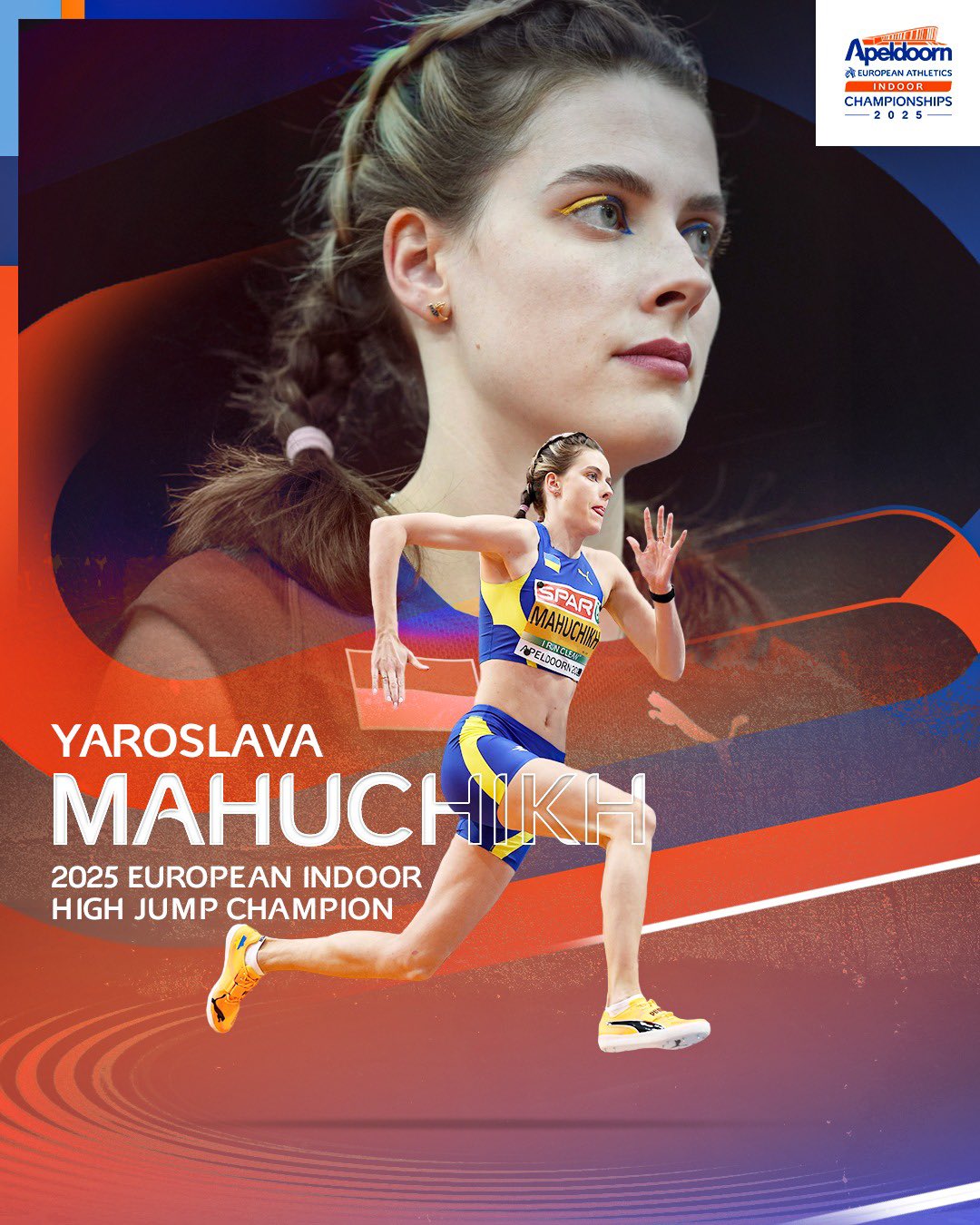 Магучіх втретє поспіль виграла чемпіонат Європи в приміщенні