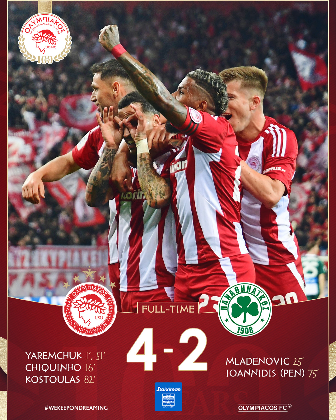 Философия Яремчука: украинец поделился секретом после дубля в супердерби Греции