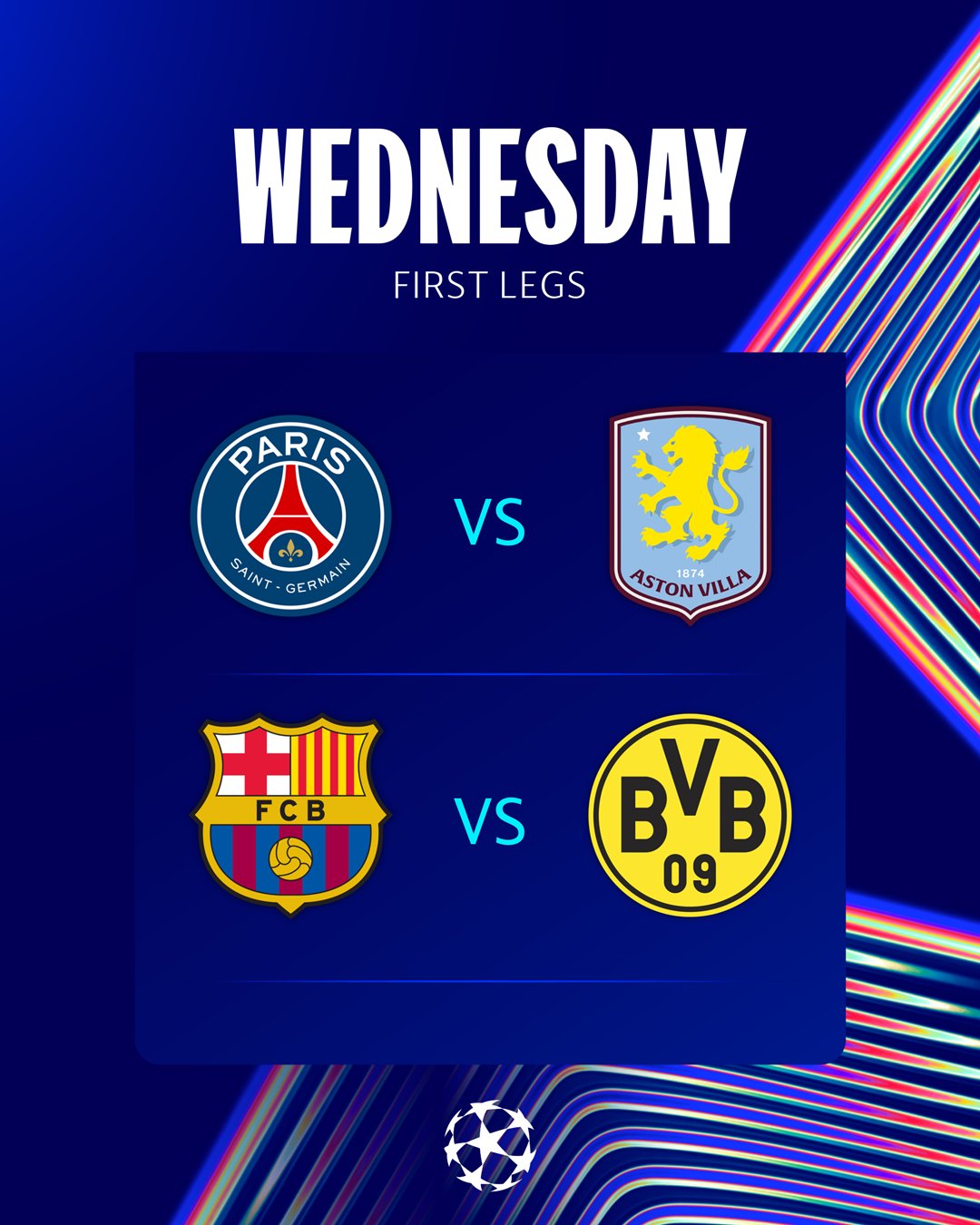 ПСЖ – "Астон Вілла", "Барселона" – "Боруссія": повний розклад матчів середи в Лізі чемпіонів