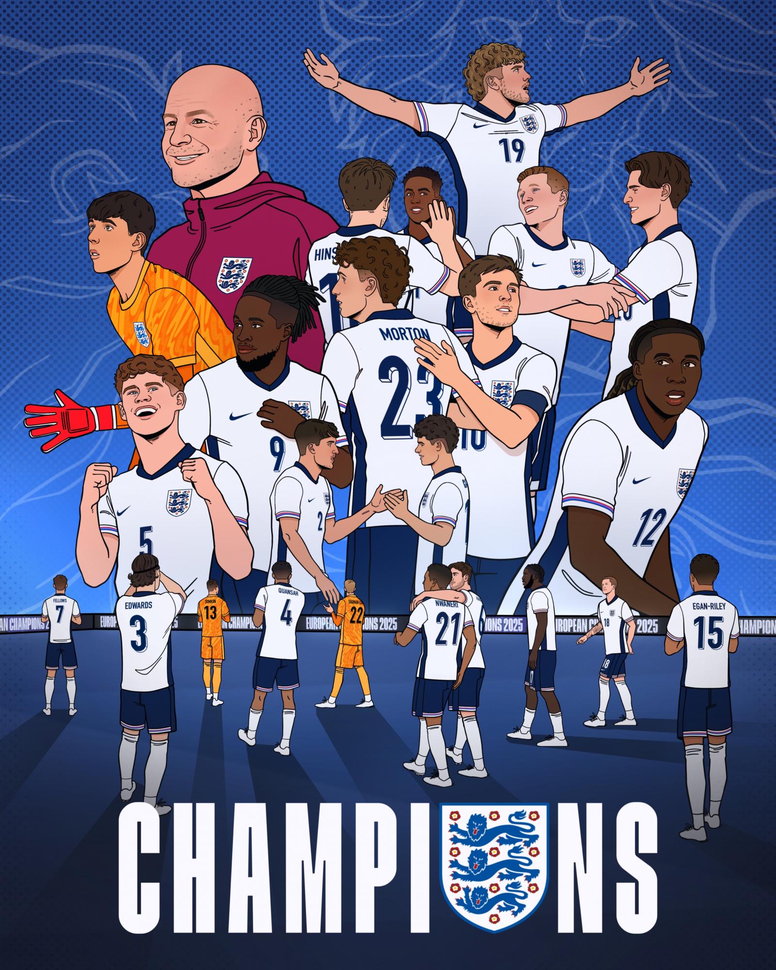 Англия второй раз подряд выиграла молодежное Евро