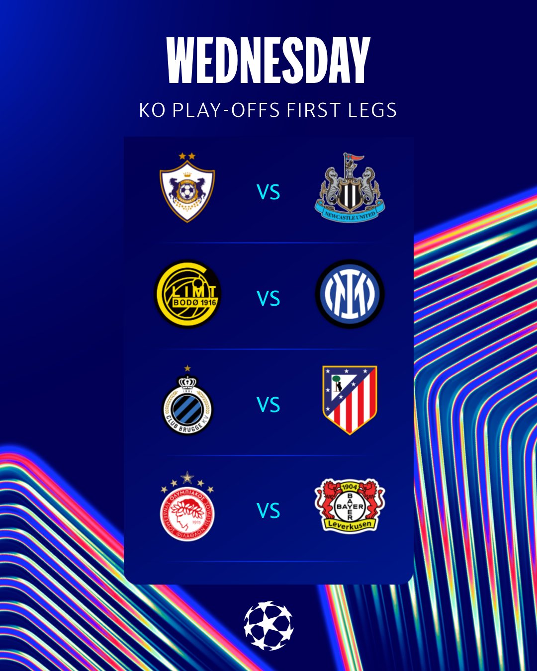 Продолжение Лиги чемпионов: расписание матчей плей-офф и где смотреть