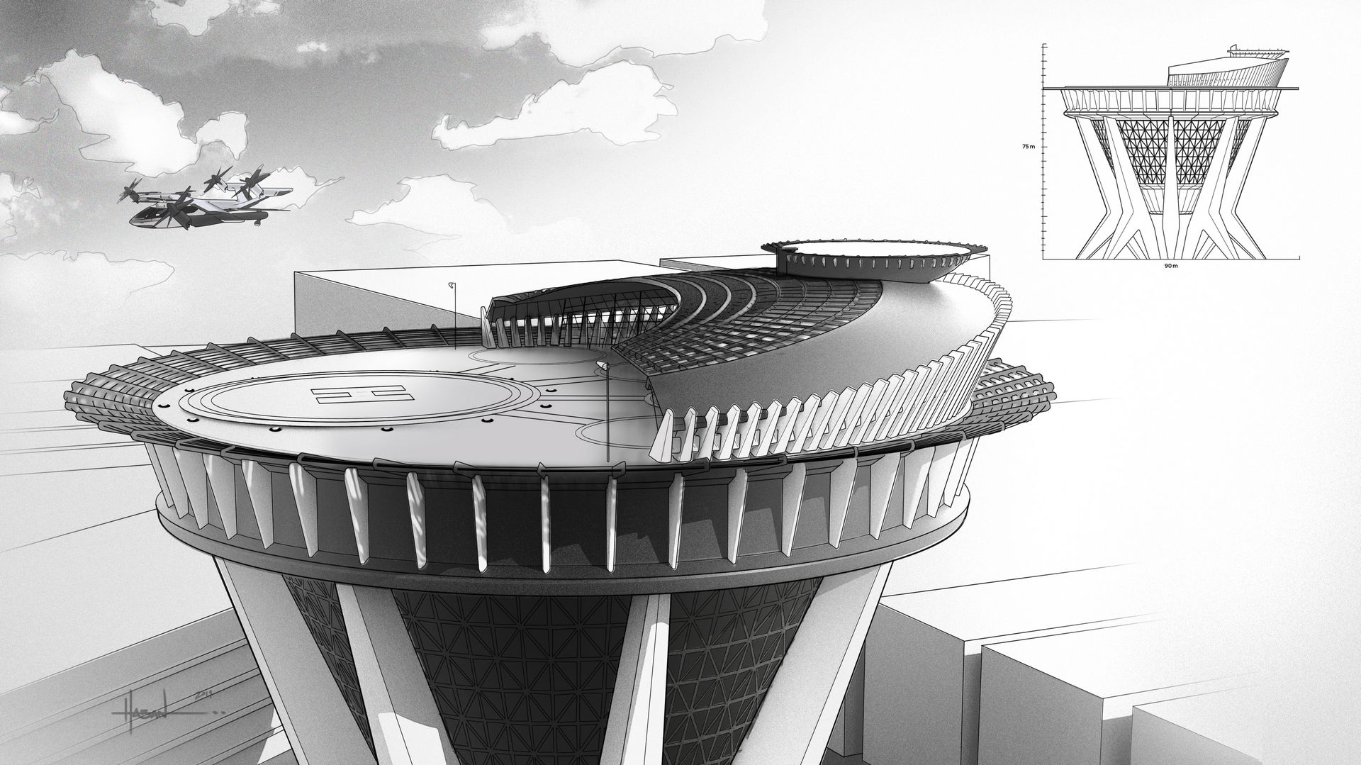 В первый полет через семь лет: Hyundai запустит сеть автономных летающих автомобилей