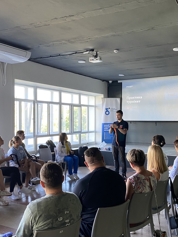 Favbet Foundation організував тренінг із першої допомоги для спортсменів Полтави, - Матюха