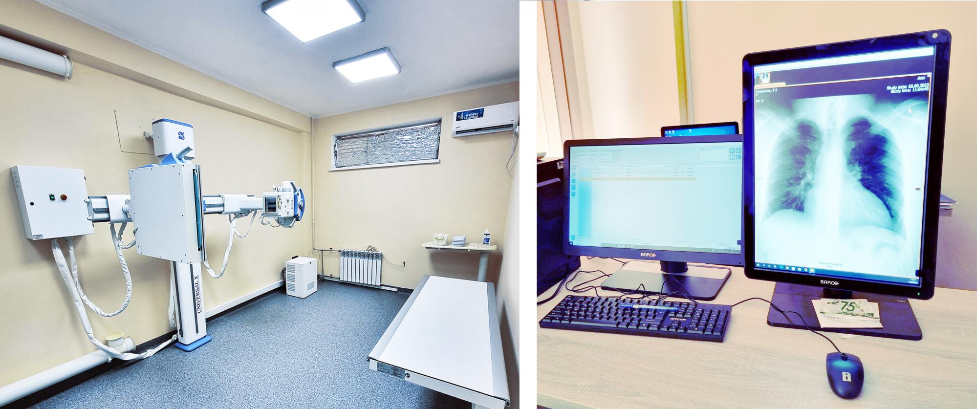 Фармкомпанія "Здоров'я" передала рентгенологічній клініці обладнання для реабілітації військових