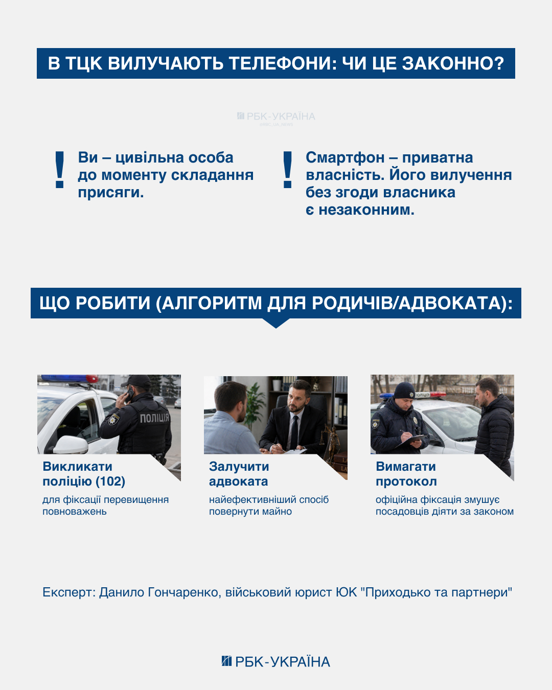 В ТЦК у чоловіків вилучають мобільні телефони. Чи законно це і що робити в таких випадках