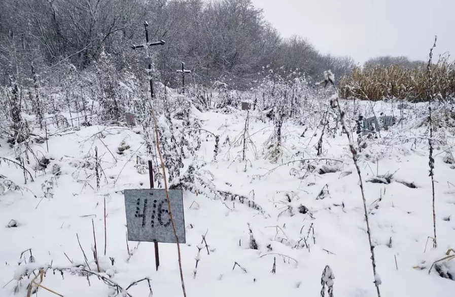 Одинаковые кресты с номерами в поле кукурузы: как в Украине хоронят бездомных