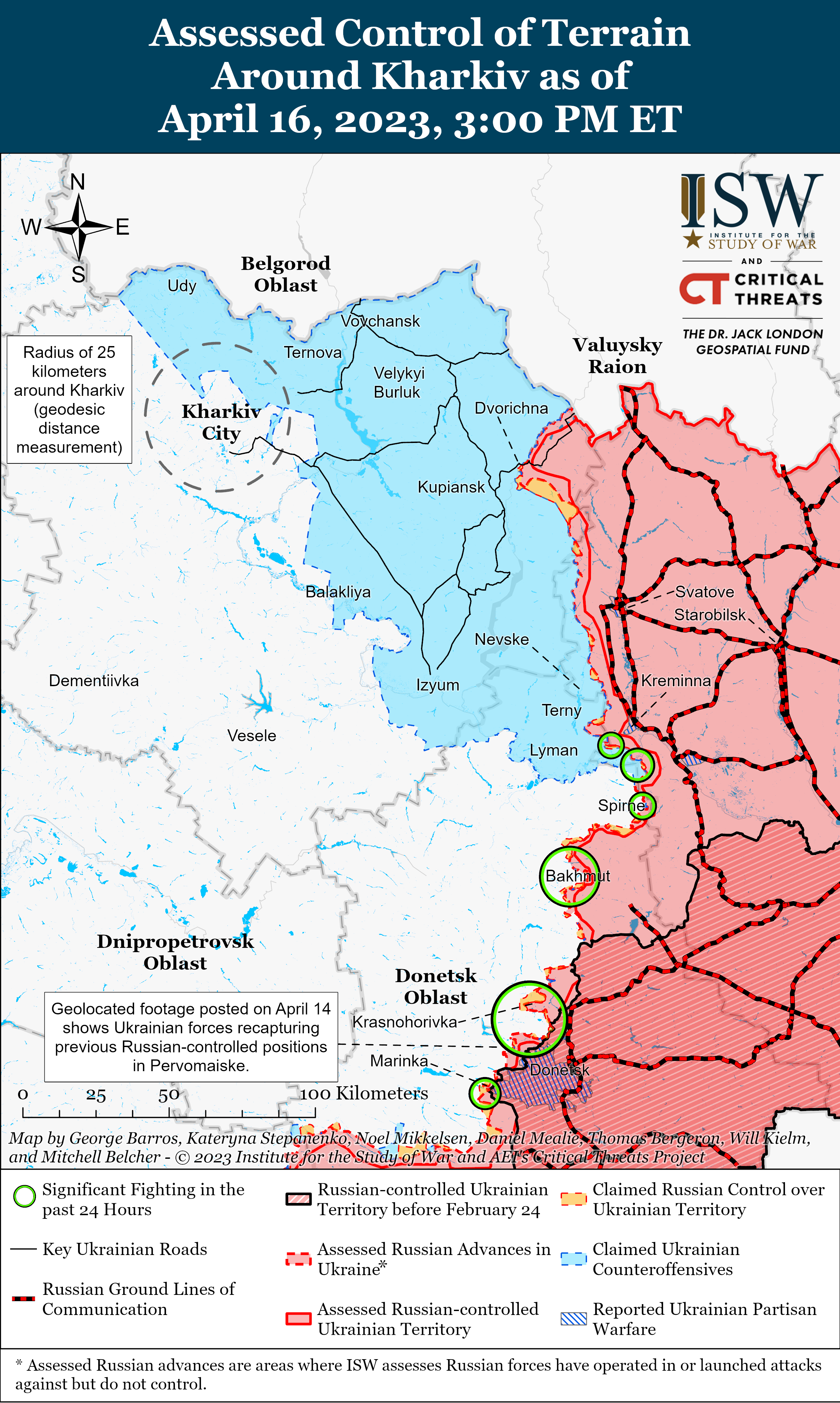 Россияне усилили артиллерийские удары на юге Украины: карты боев ISW
