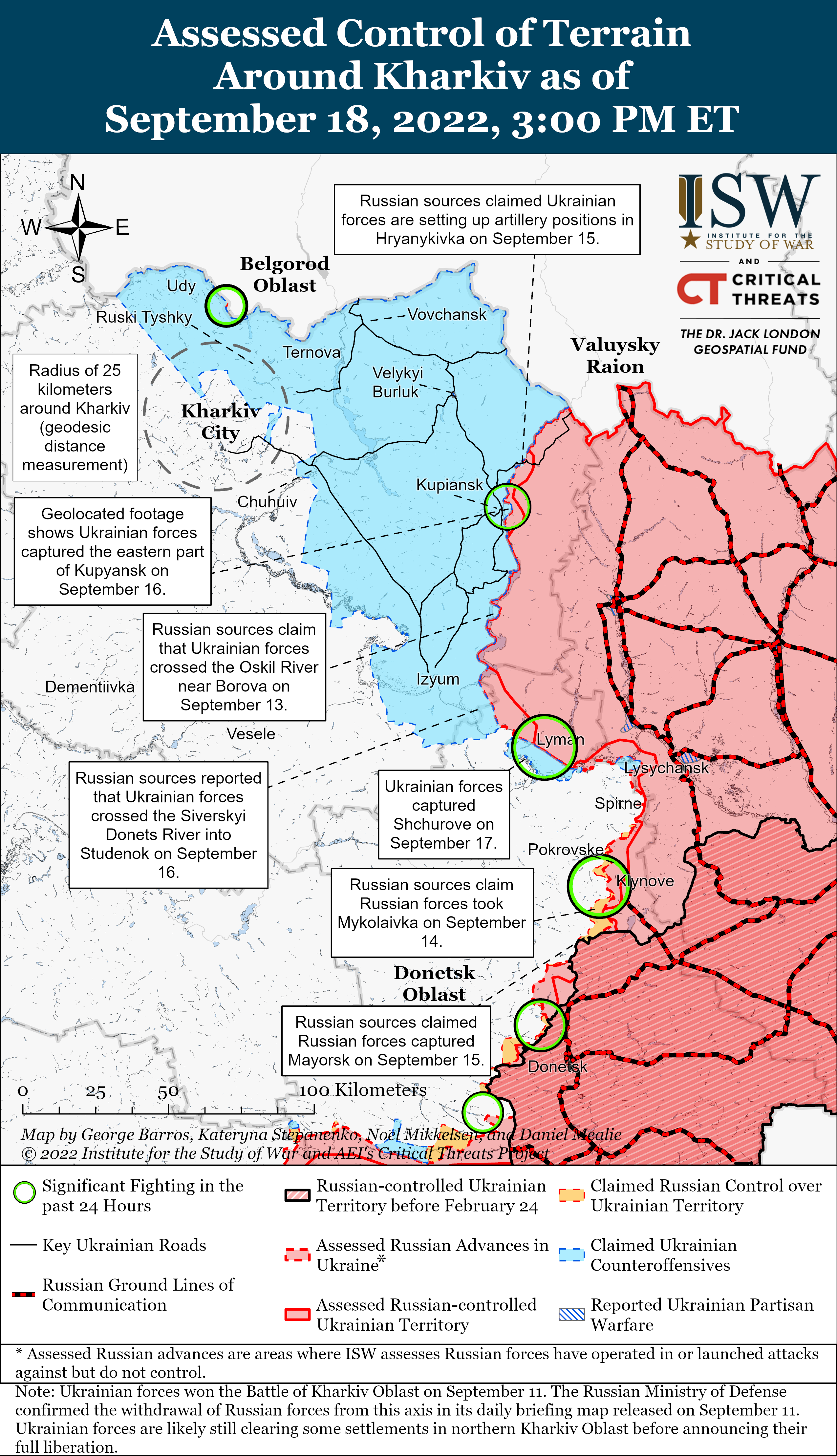 Росіяни готуються до відступу під Херсоном та побоюються втратити Донецьку область, - ISW