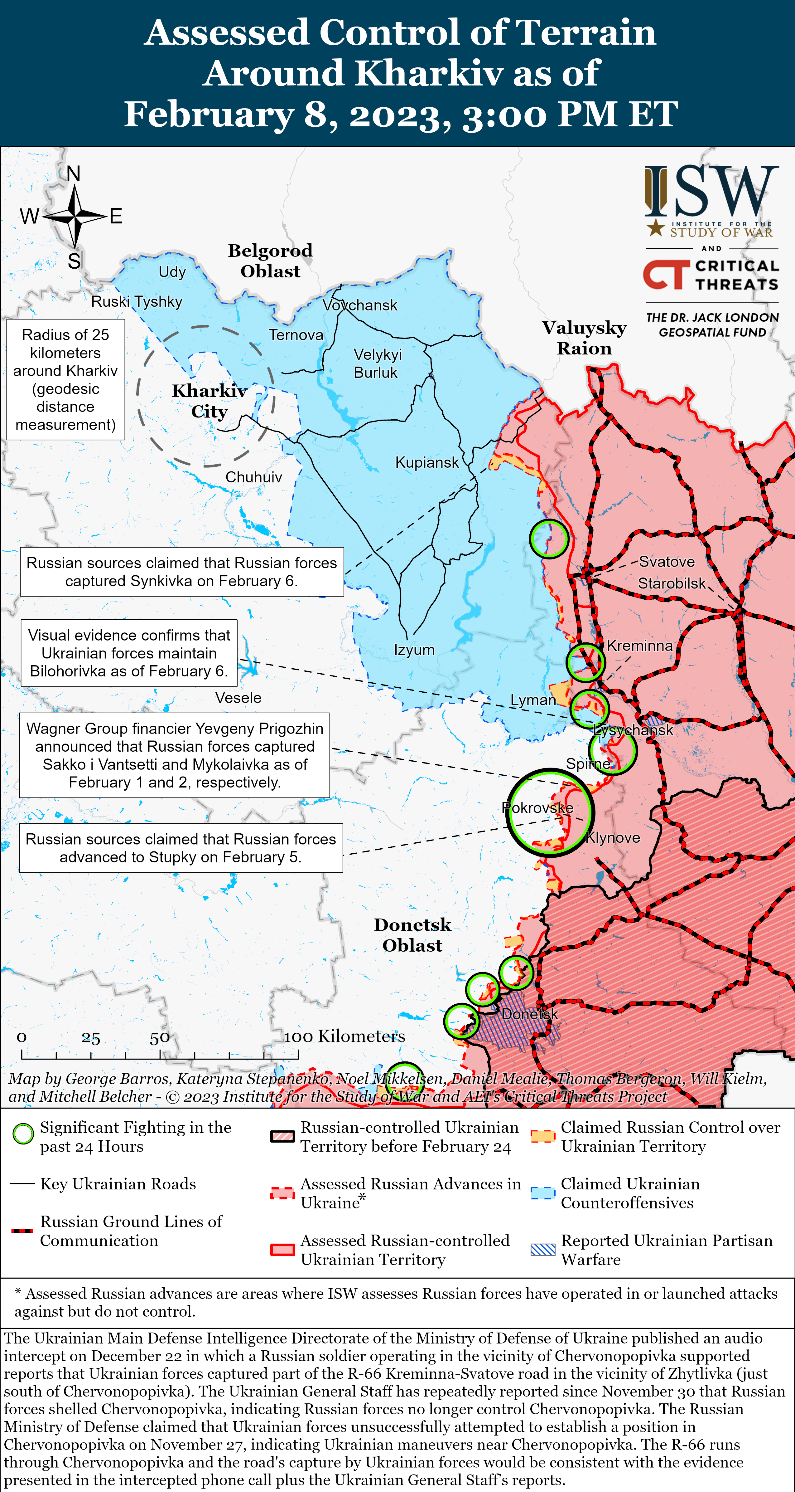 На Кременском направлении наблюдается &quot;максимальное обострение&quot;: карты боев от ISW