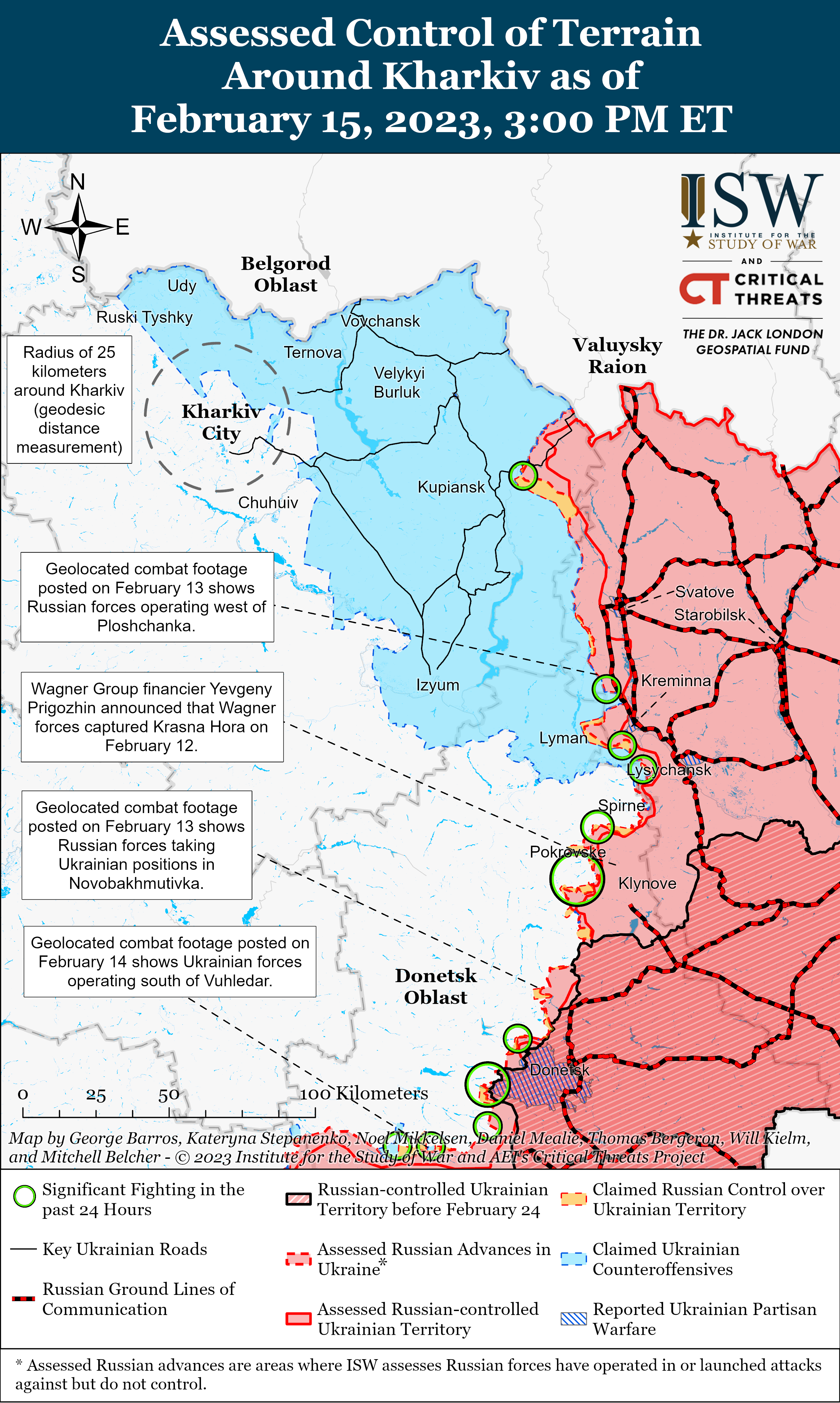 ВСУ отбросили россиян от Угледара: карты боев от ISW