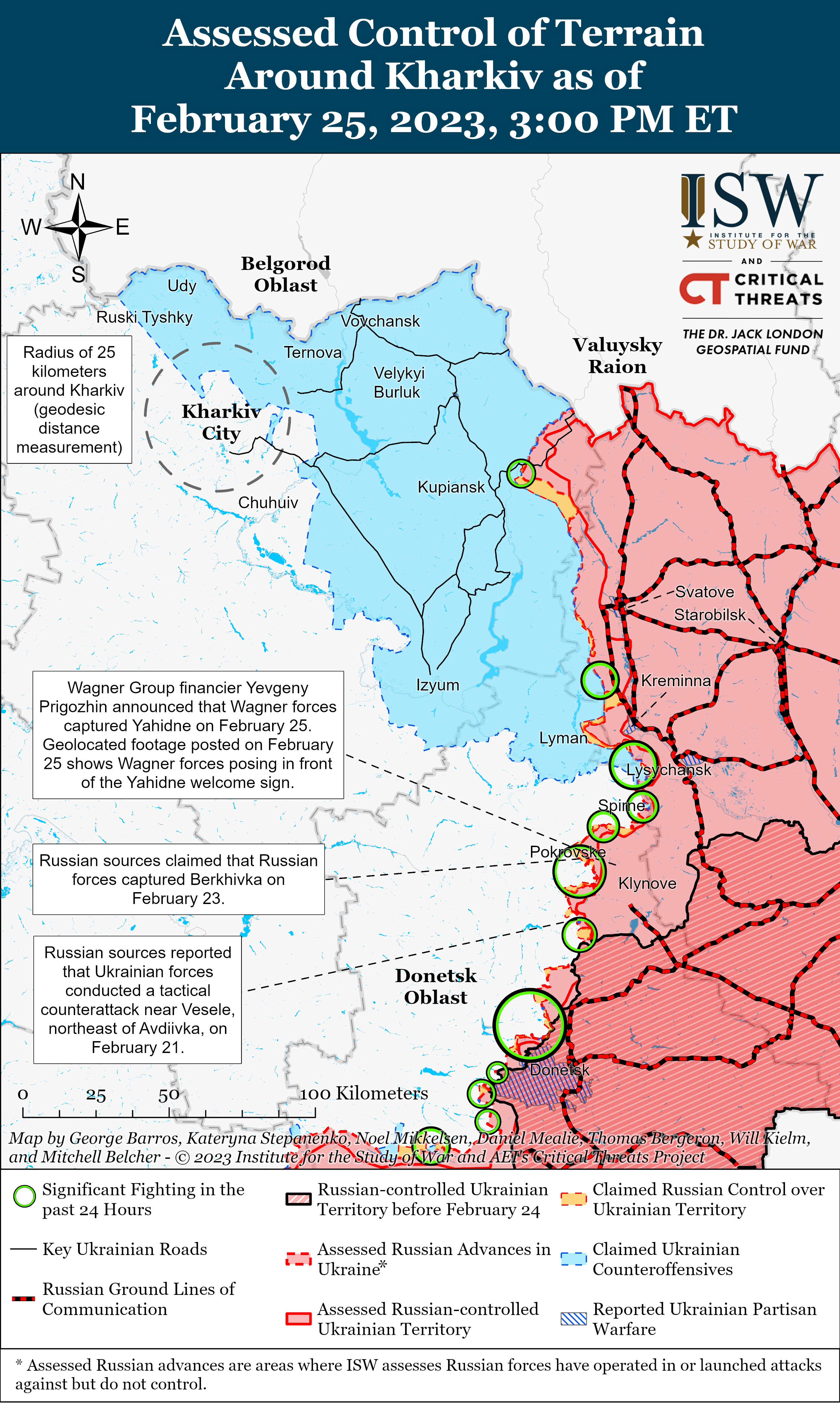 Війська РФ зазнали великих втрат у Запорізькій області та біля Кремінної: карти боїв ISW