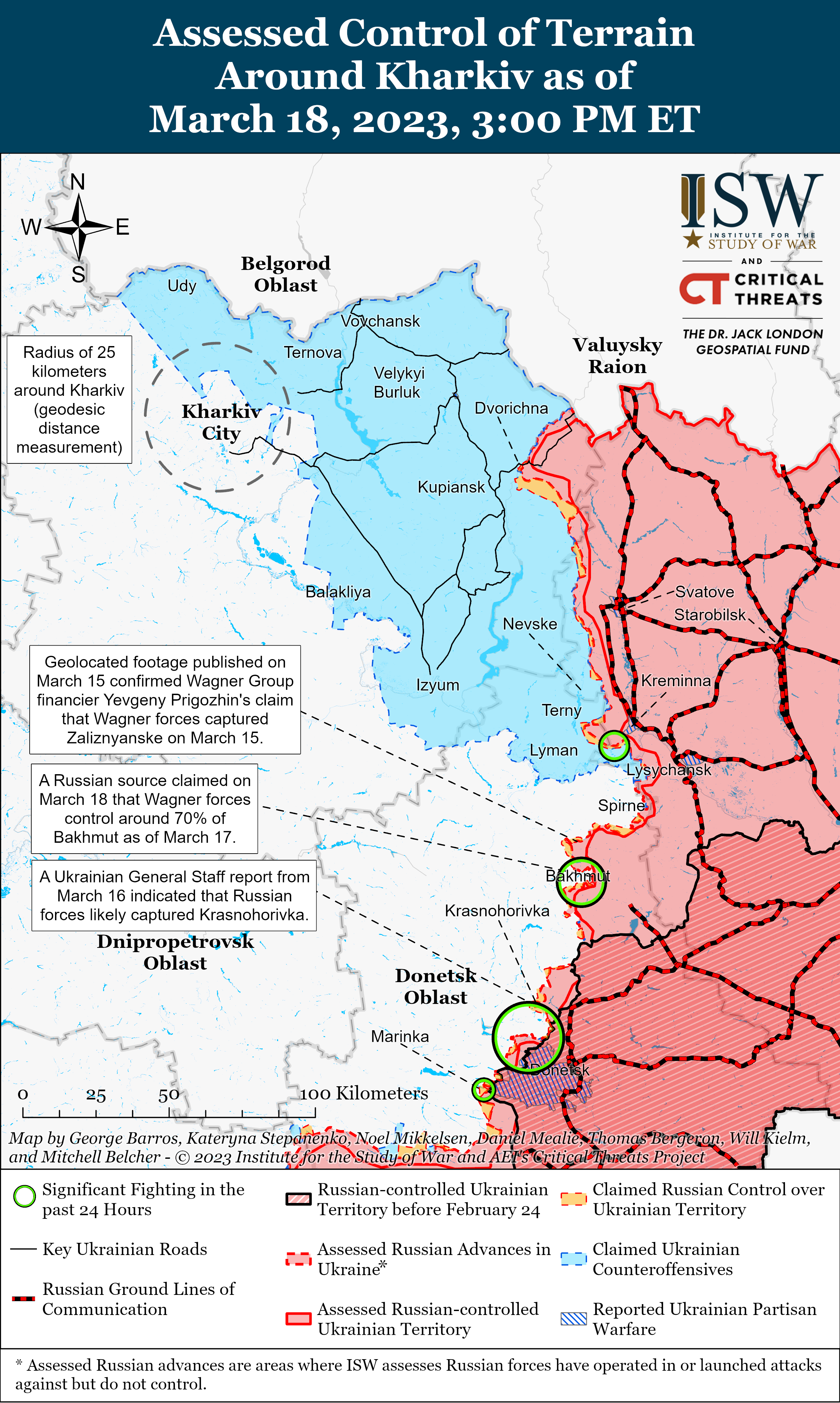 Війська РФ змушені частіше міняти свої позиції через точні удари ЗСУ: карти боїв ISW