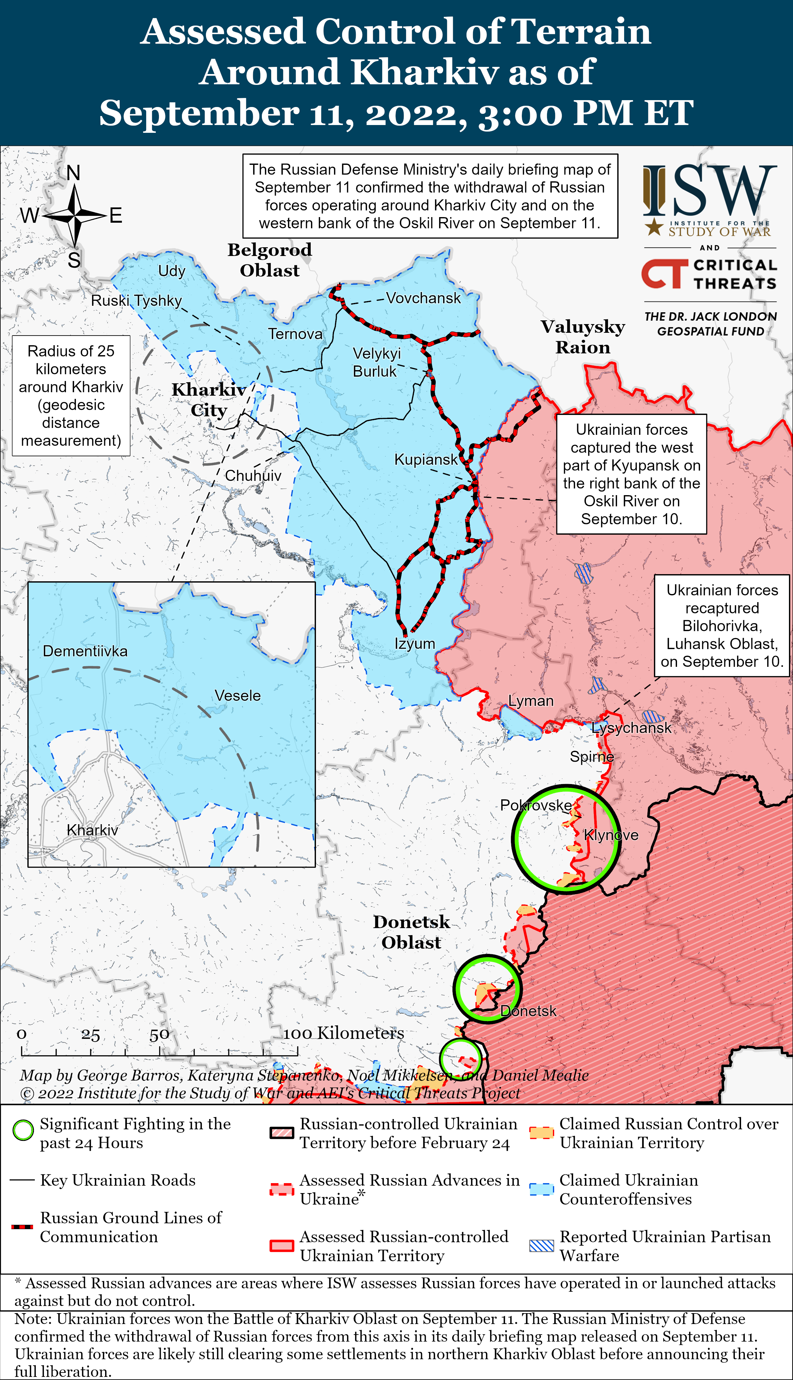 Украина переломила ход войны, однако она может затянуться до 2023 года, - ISW