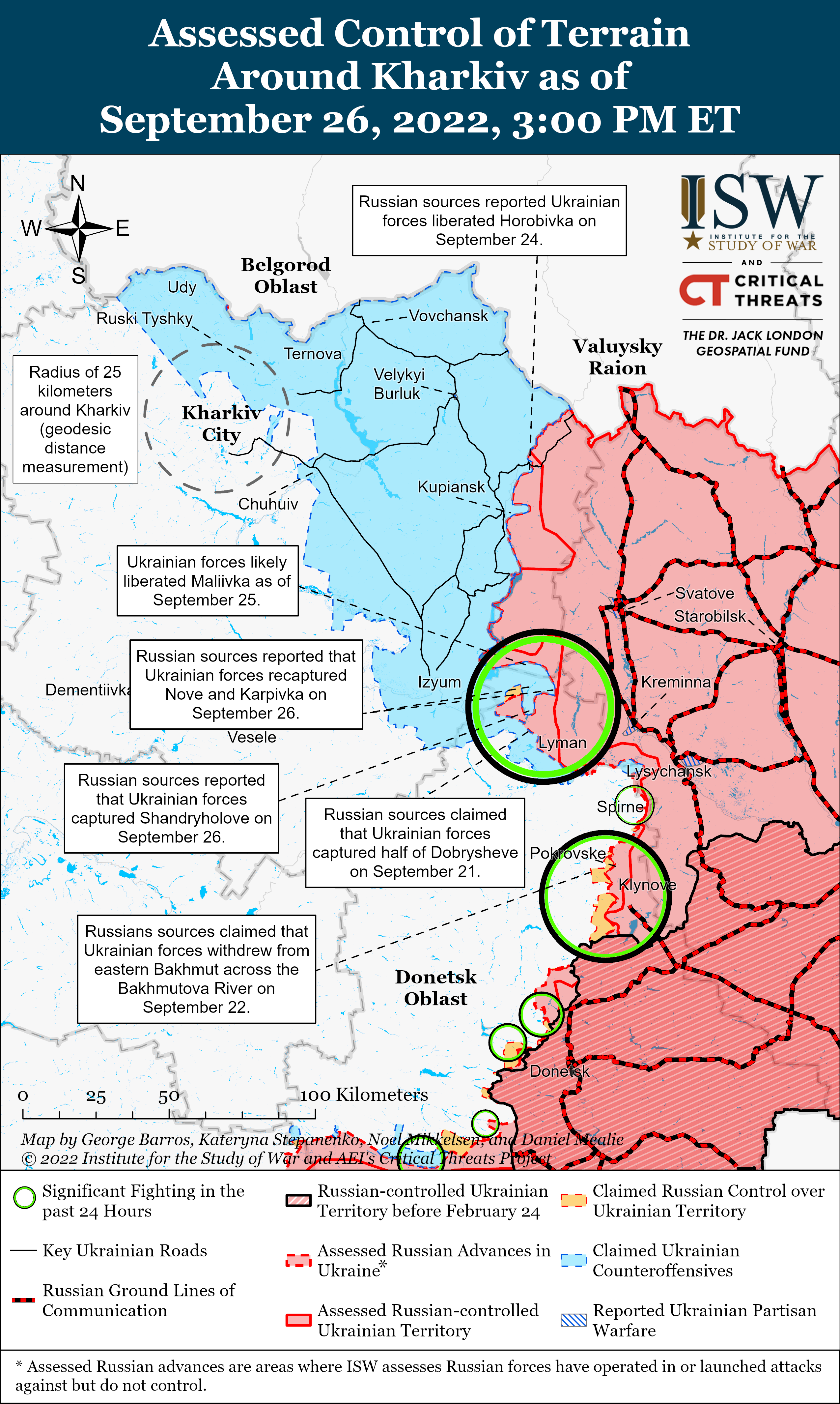 ВСУ имеют успехи в районе Лимана и на юге, а россияне минируют пути: карты боев на утро